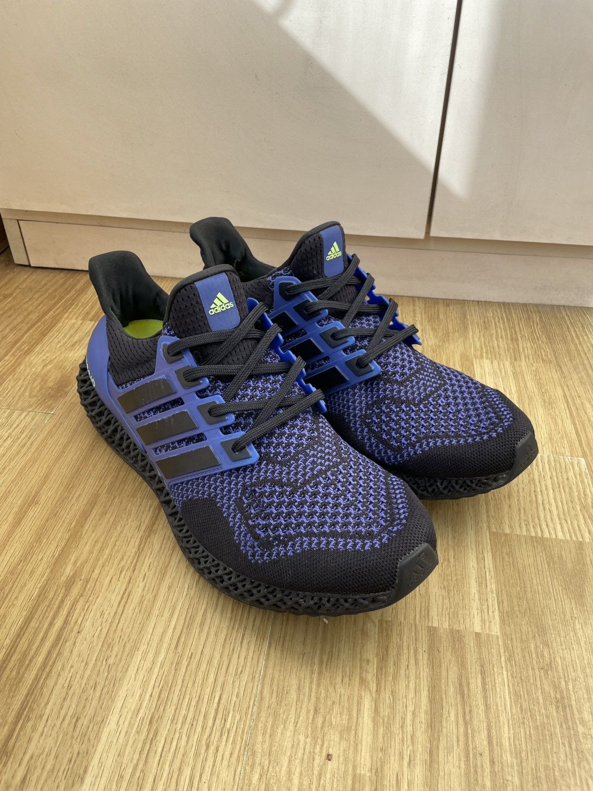 Adidas Adidas Ultra 4d Black Sonic Ink Size US 10.5 / EU 43-44 - 18 Thumbnail