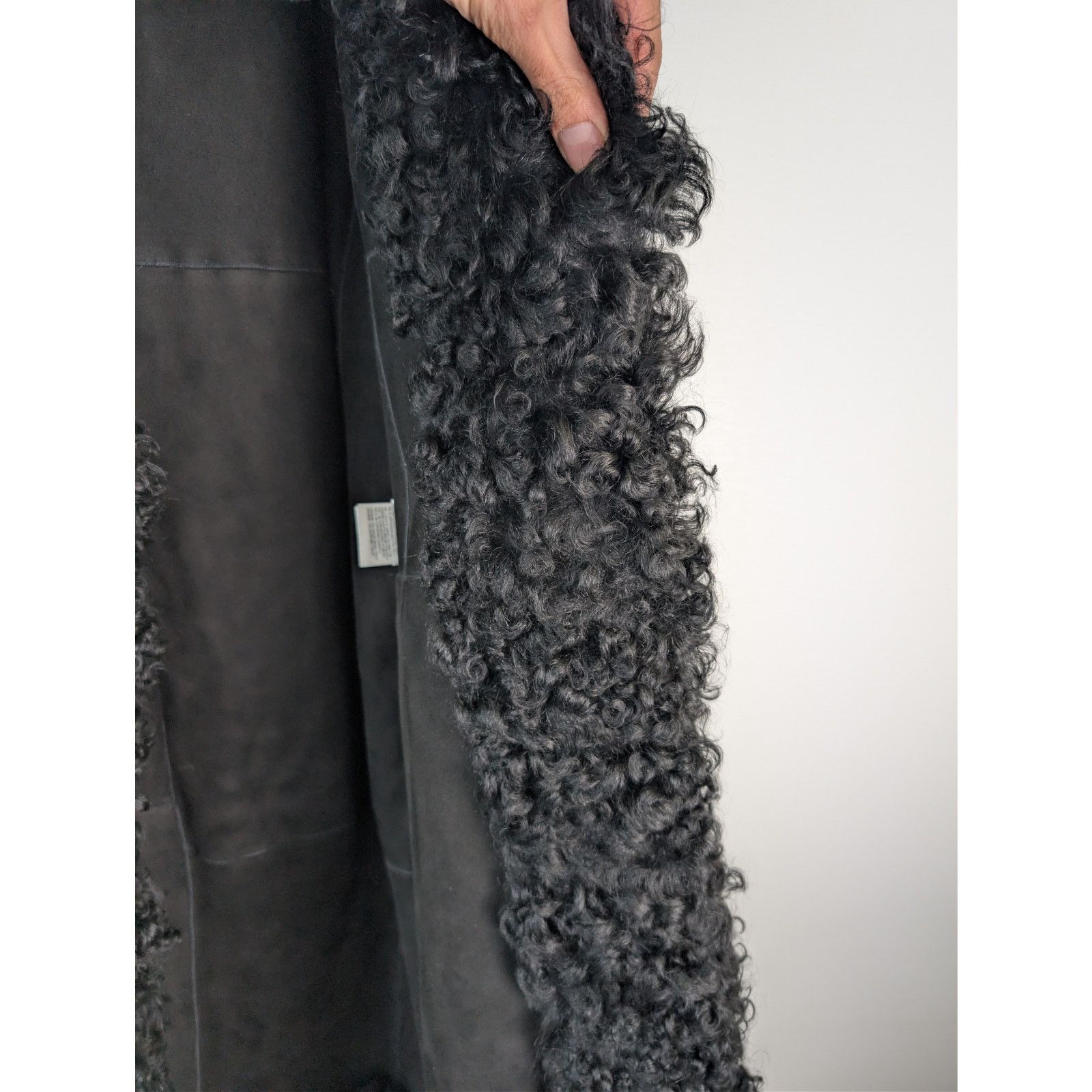 Bottega Veneta o1rshd1 Curly Shearling Coat in Black Size US M / EU 48-50 / 2 - 9 Thumbnail