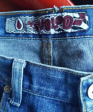 Volcom Vintage Volcom Baggy Cut "I Path" Jeans Denim Skater Y2K Size US 35 - 6 Thumbnail