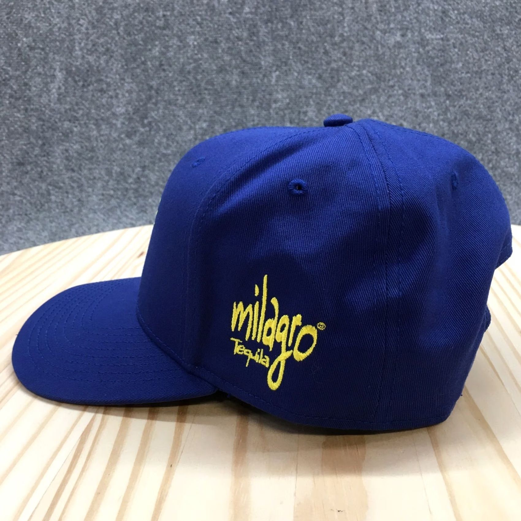 Vintage Otto Milagro Snapback Hat Mens Blue One Size Flat Brim Embroidered Logo Size ONE SIZE - 6 Thumbnail