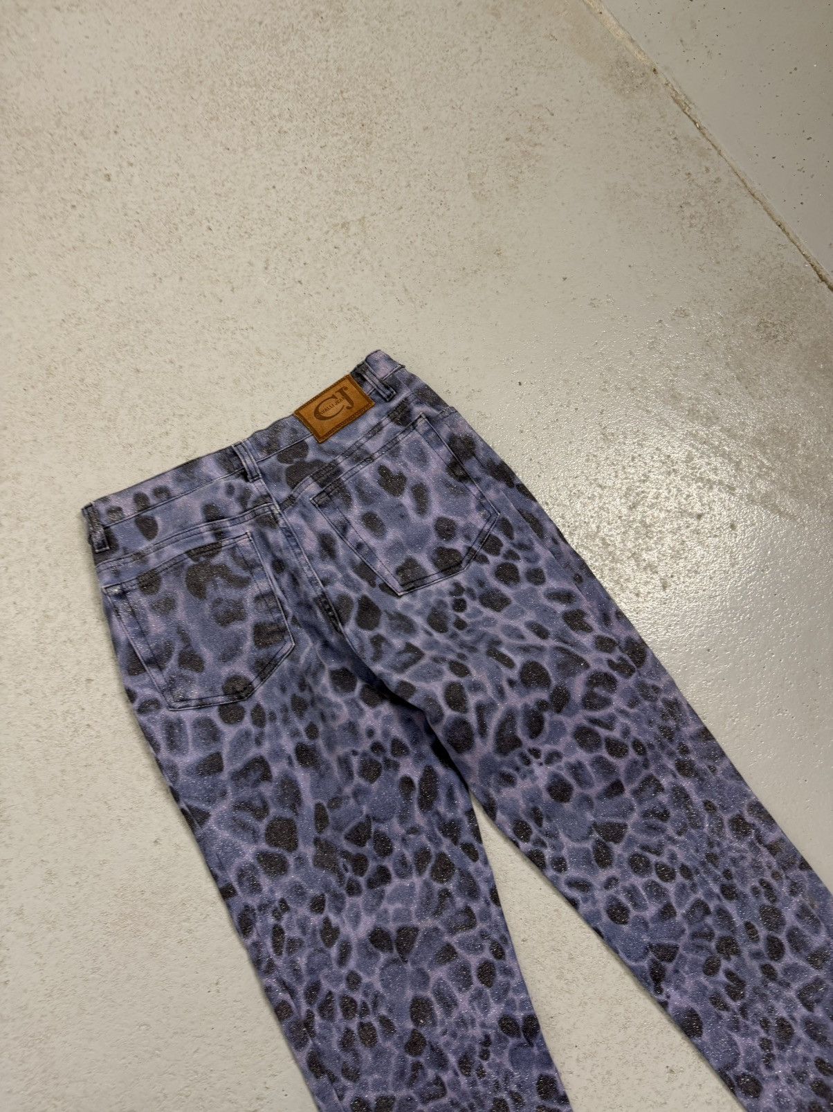 Just Cavalli Vintage Cavalli Jeans Leopard Overprinted Jeans Size 32" / US 10 / IT 46 - 13 Thumbnail