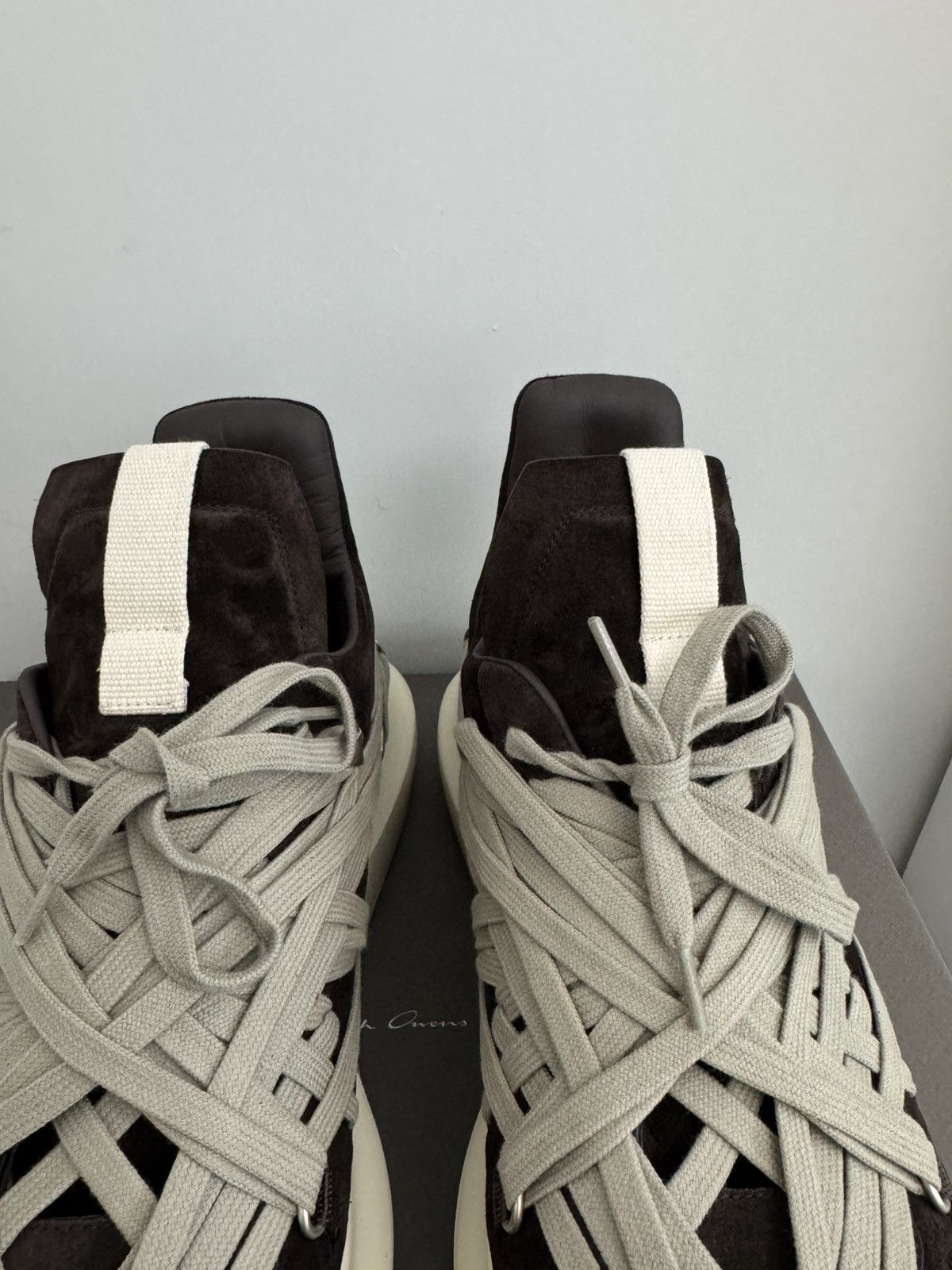 Rick Owens RICK OWENS HOLLYWOOD SUEDE MEGA LACE MAXIMAL GETH RUNNERS Size US 10 / EU 43 - 7 Thumbnail
