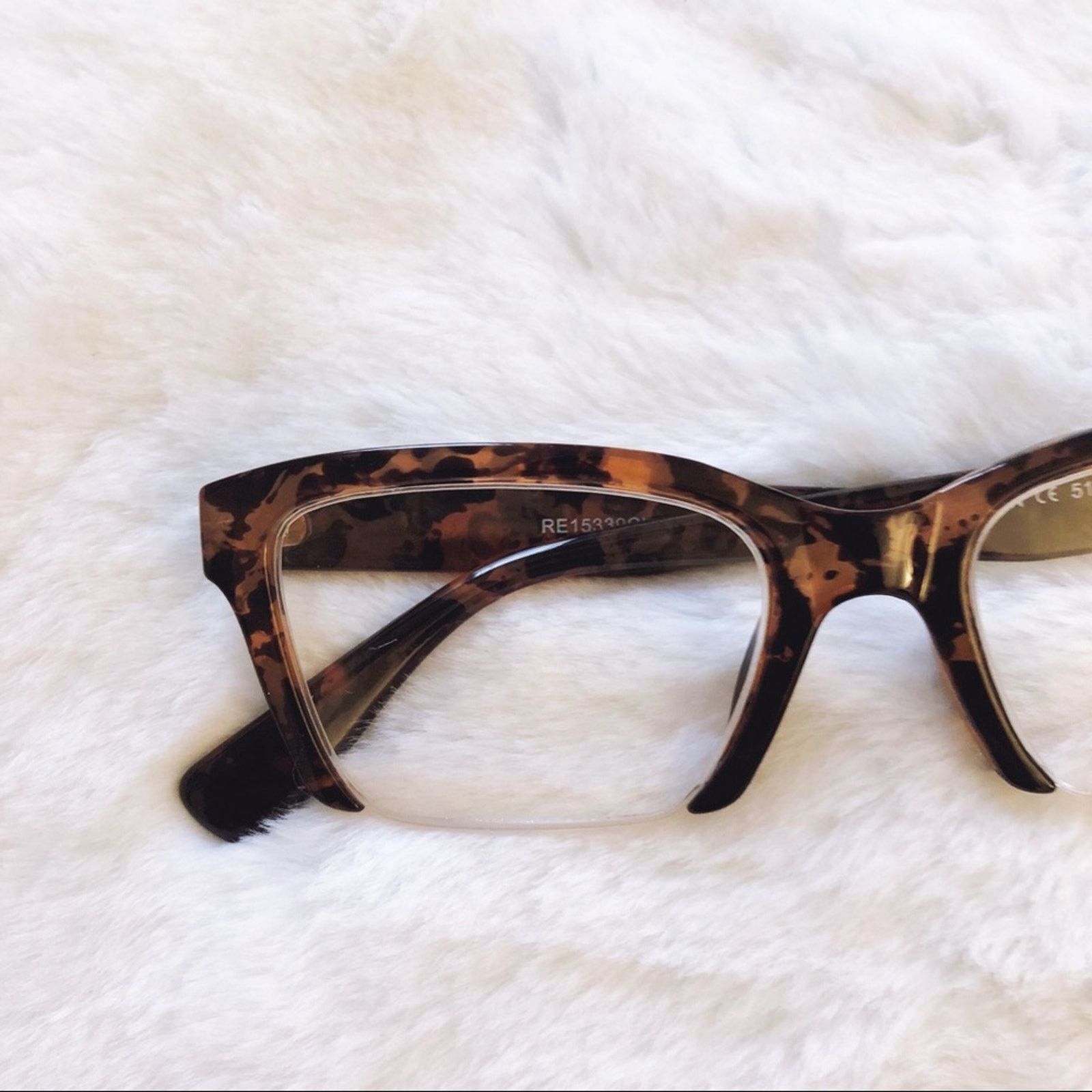 Other Brooke Brown Half Rim Rectangle Reader Glasses Size ONE SIZE - 2 Thumbnail