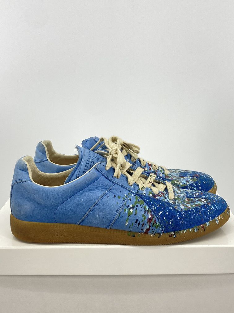 Maison Margiela Paint Splatter GATs | Grailed