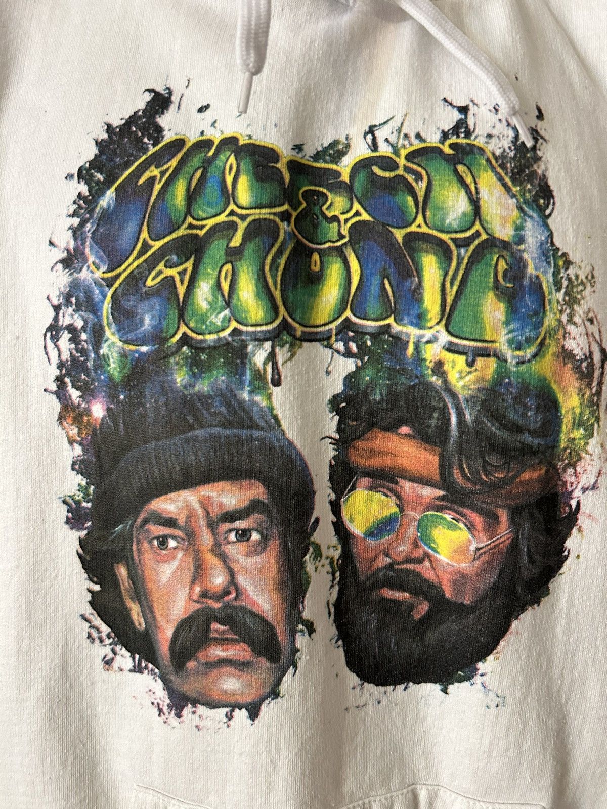 Other Hoodie: Cheech and Chong stoner sweater white large Size US L / EU 52-54 / 3 - 3 Thumbnail