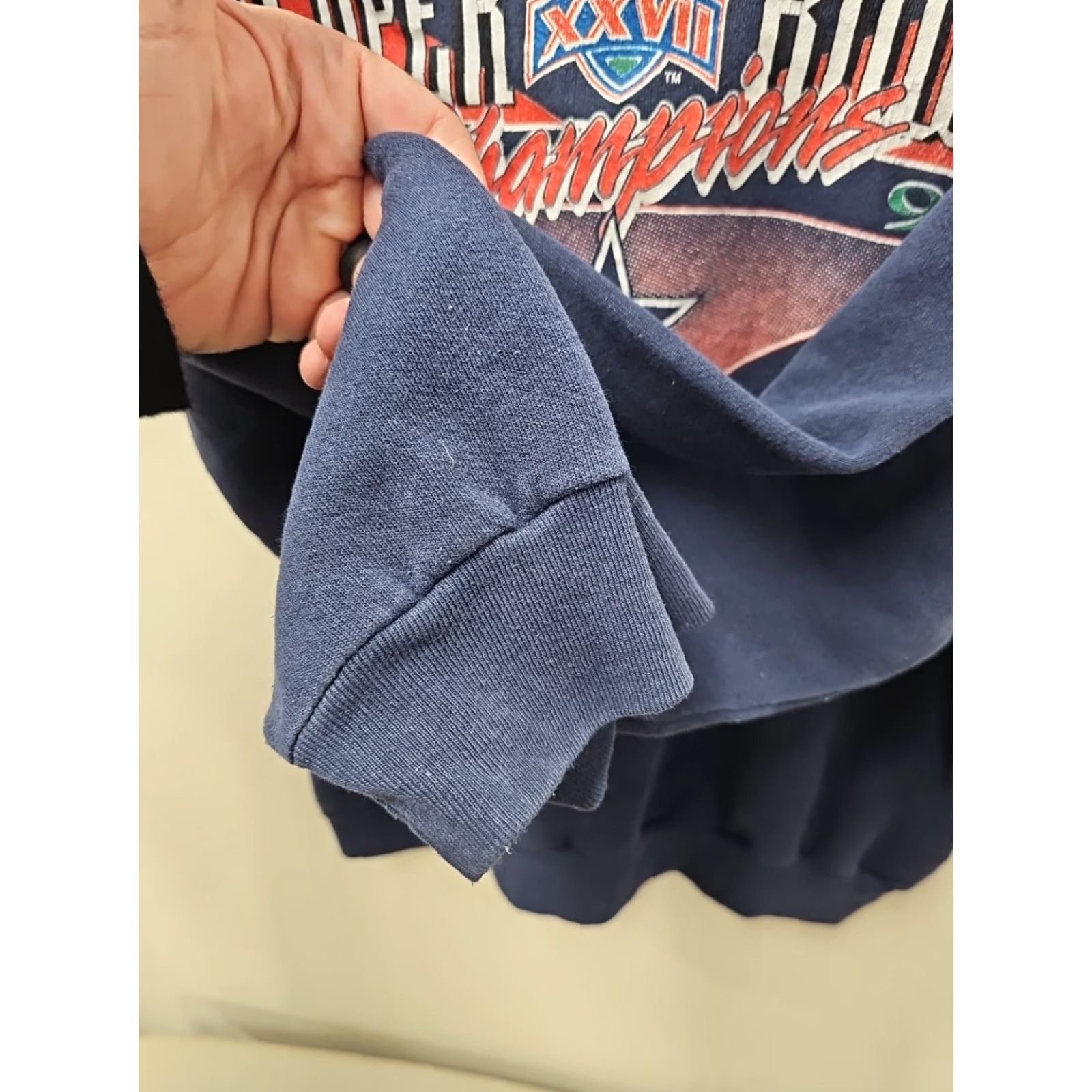 Tultex VINTAGE Cowboys NFL Crewneck Sweatshirt Mens XL Blue Graphic Print 90s USA Tultex Dallas Cowboys Football Long Sleeve Pullover Sweatshirt Size US XL / EU 56 / 4 - 6 Thumbnail