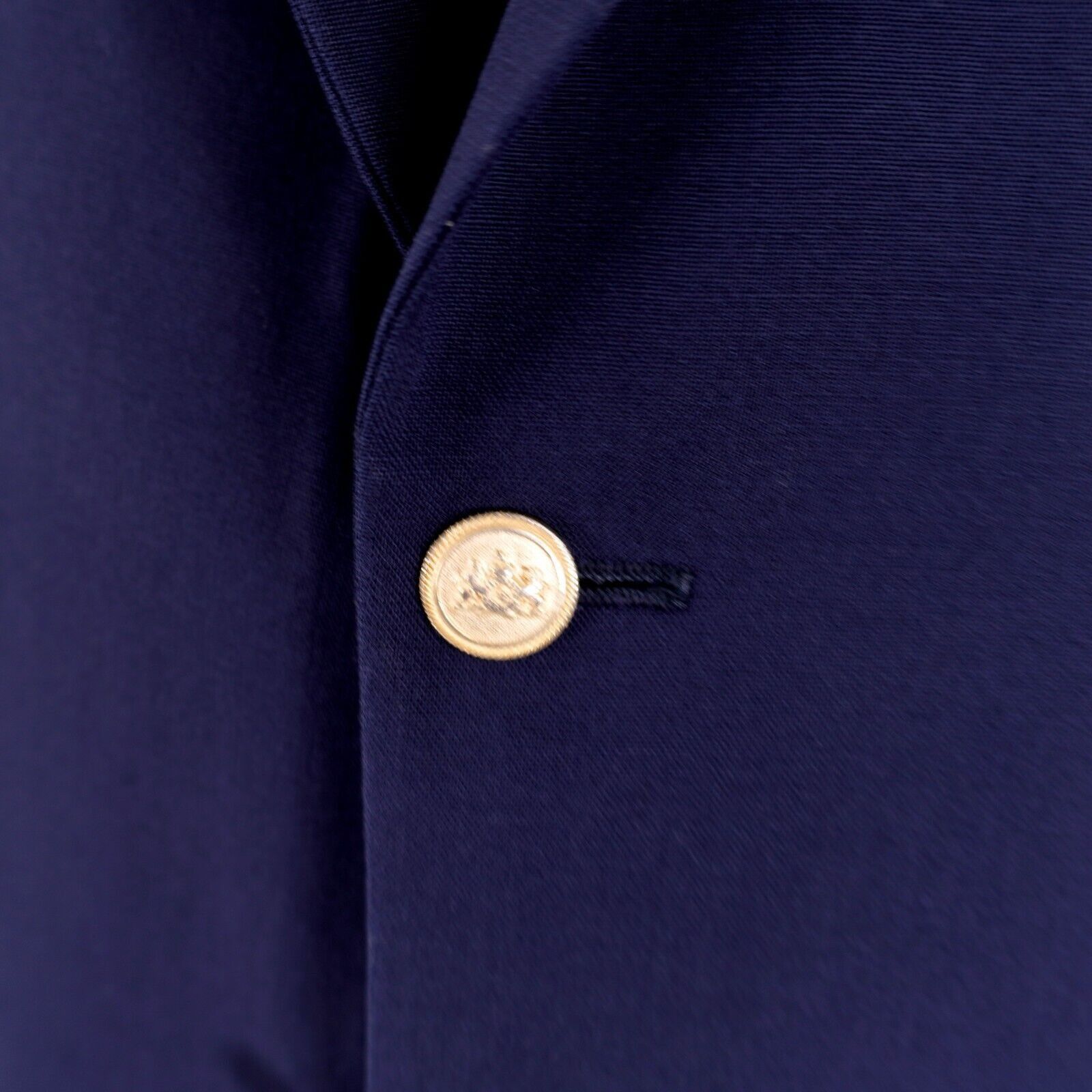 Stafford Stafford Worsted Wool 2 Gold Button Blazer 44R Vintage Tailo Size 44R - 2 Thumbnail
