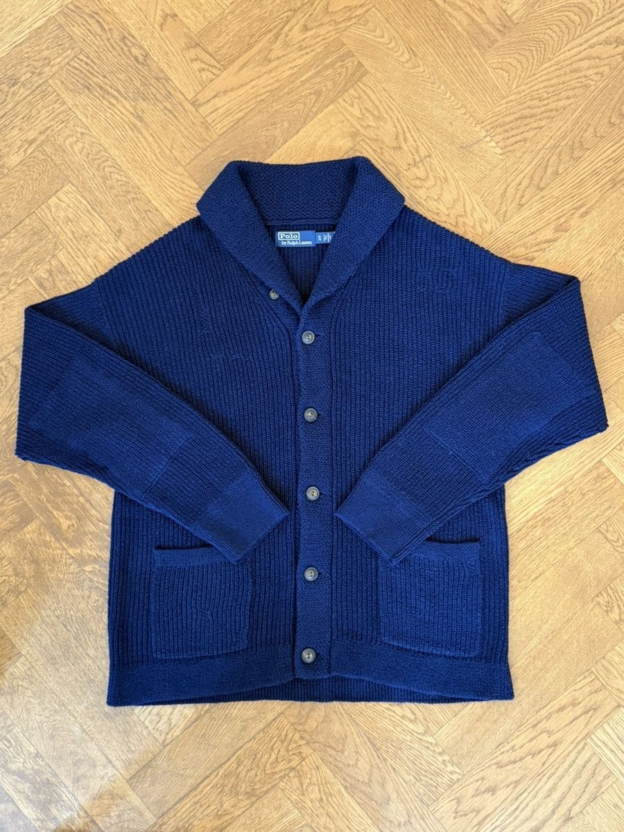 Polo Ralph Lauren Polo by Ralph Lauren Shawl-Collar Cardigan Sweater Size US XXL / EU 58 / 5 - 1 Thumbnail