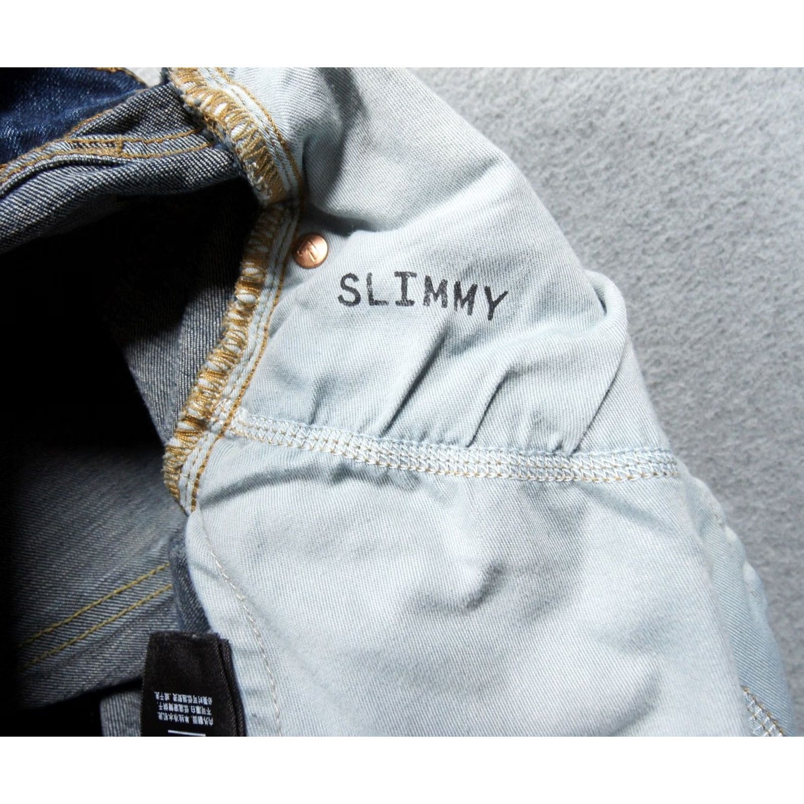 7 For All Mankind 7 for all Mankind Jeans Mens 32x28 Blue Denim Slimmy Stretch Casual Adult Size US 32 / EU 48 - 7 Thumbnail