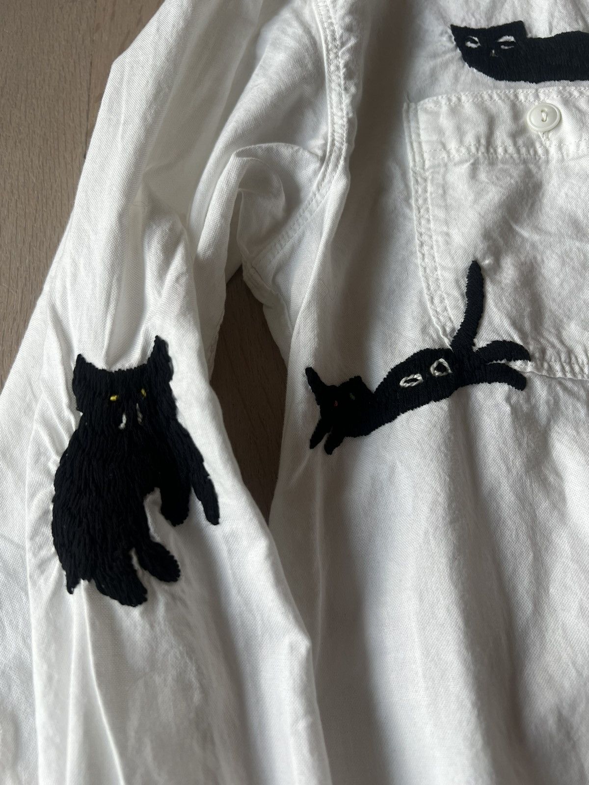 Kapital Kapital cat hand embroidered L/S shirt Size US XXL / EU 58 / 5 - 3 Thumbnail