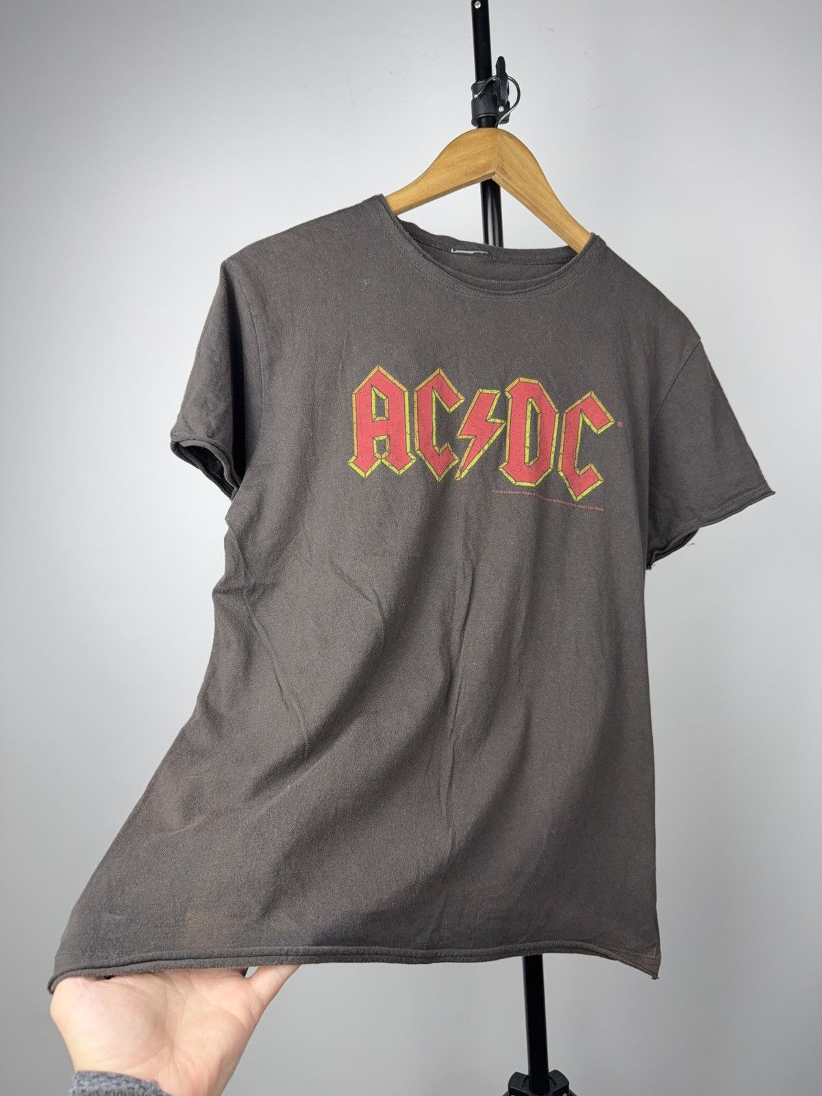 AC/DC AC/DC Vintage Faded Wash 2015 Licensed Rock Band Tee M Size US S / EU 44-46 / 1 - 2 Thumbnail