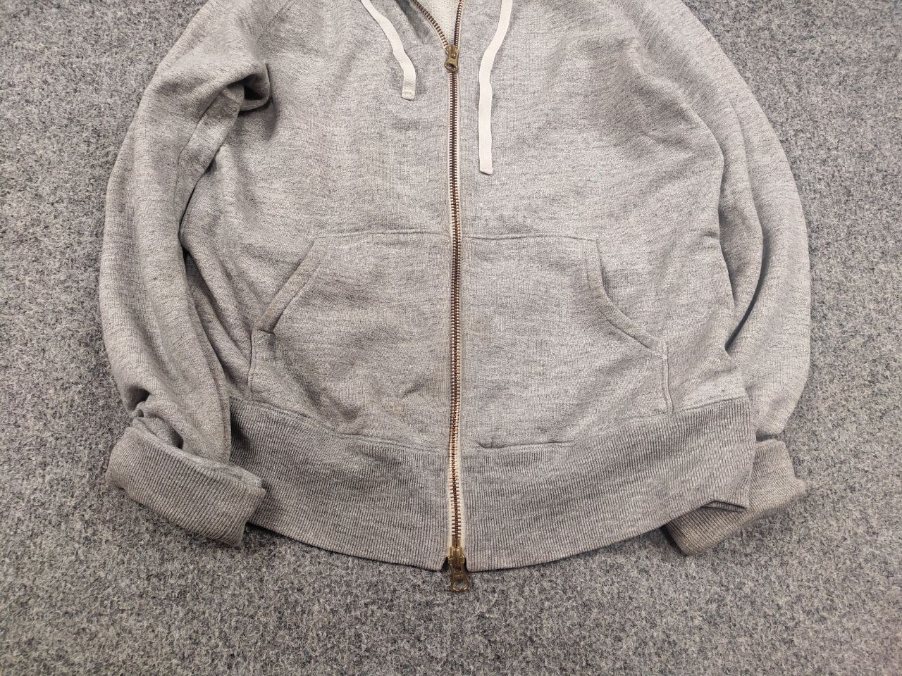 URBAN RESEARCH DOORS Urban Research Doors Vintage Japan Zip blank Gray Hoodie Size US S / EU 44-46 / 1 - 5 Thumbnail