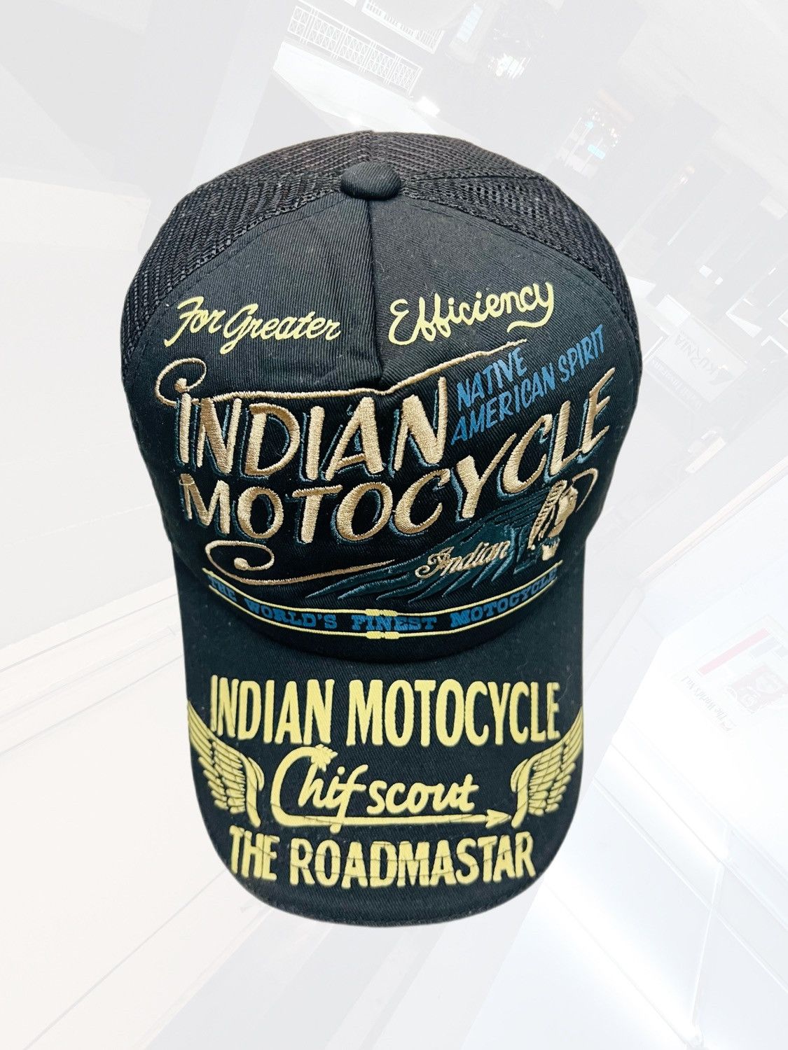 Indian Motorcycle VINTAGE INDIAN MOTORCYCLE TRUCKER CAP Size ONE SIZE - 1 Thumbnail