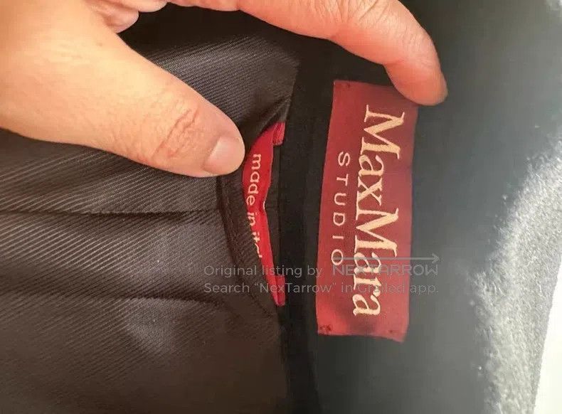 Max Mara Max Mara Black Wool Coat Size L / US 10 / IT 46 - 4 Thumbnail