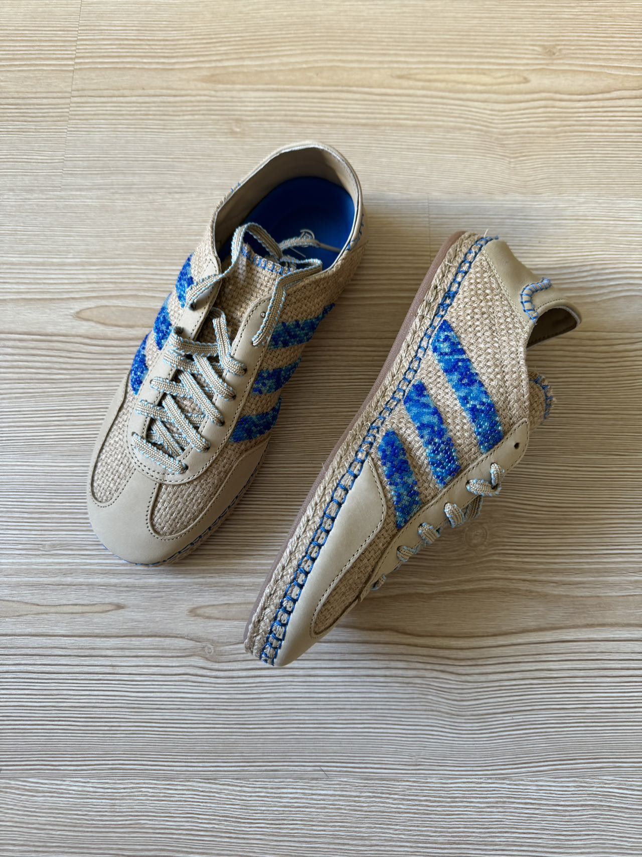 Adidas × CLOT Adidas Gazelle CLOT Linen Khaki US 8.5/ EU42 Size US 8.5 / EU 41-42 - 2 Thumbnail