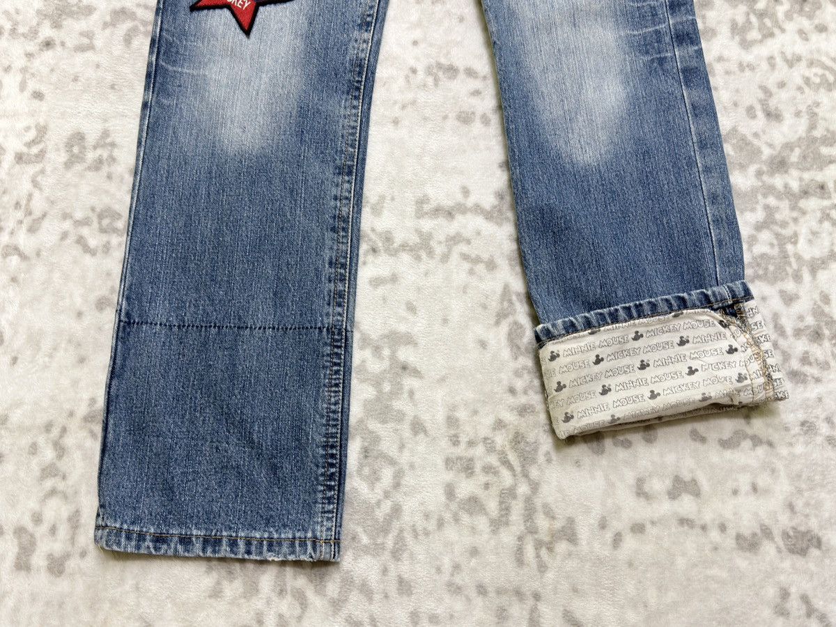 Disney Vintage Disney Mickey Patch Denim 90s Graphic Jeans Size US 30 / EU 46 - 9 Thumbnail