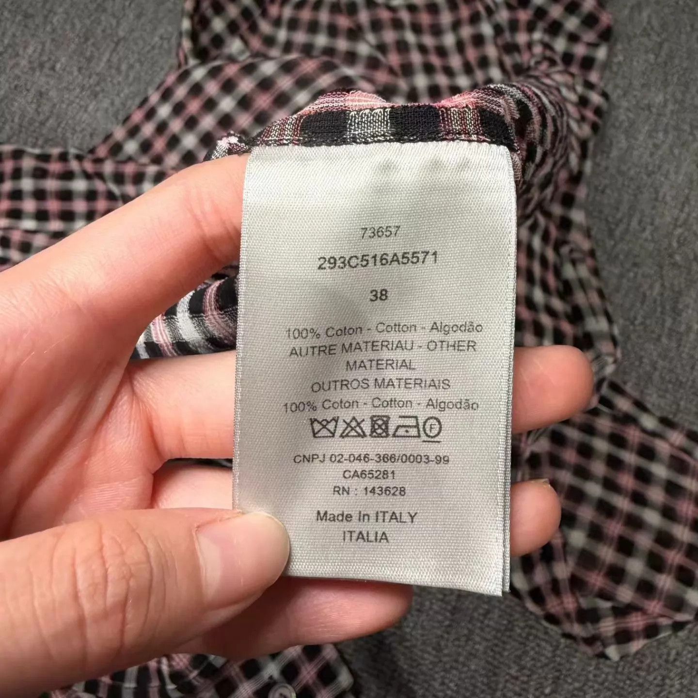 Dior DIOR New Shirt 38 Chest 102 Length 77 Size US S / EU 44-46 / 1 - 3 Thumbnail