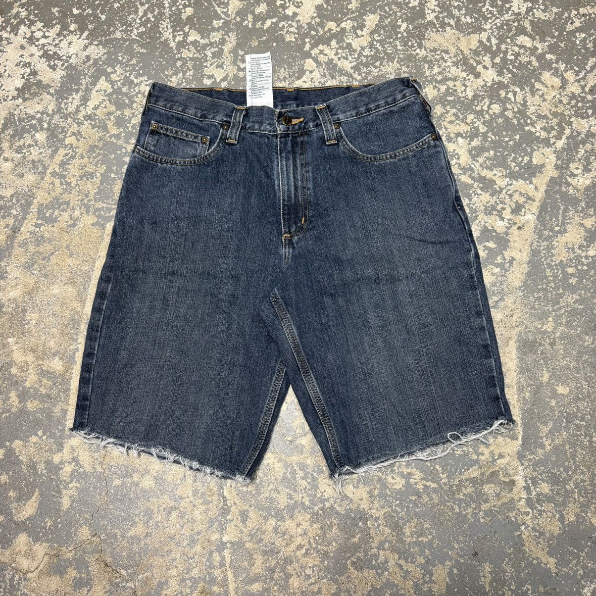 Carhartt Vintage Carhartt Denim Cut Off Workwear Shorts Jorts Size US 32 / EU 48 - 3 Thumbnail