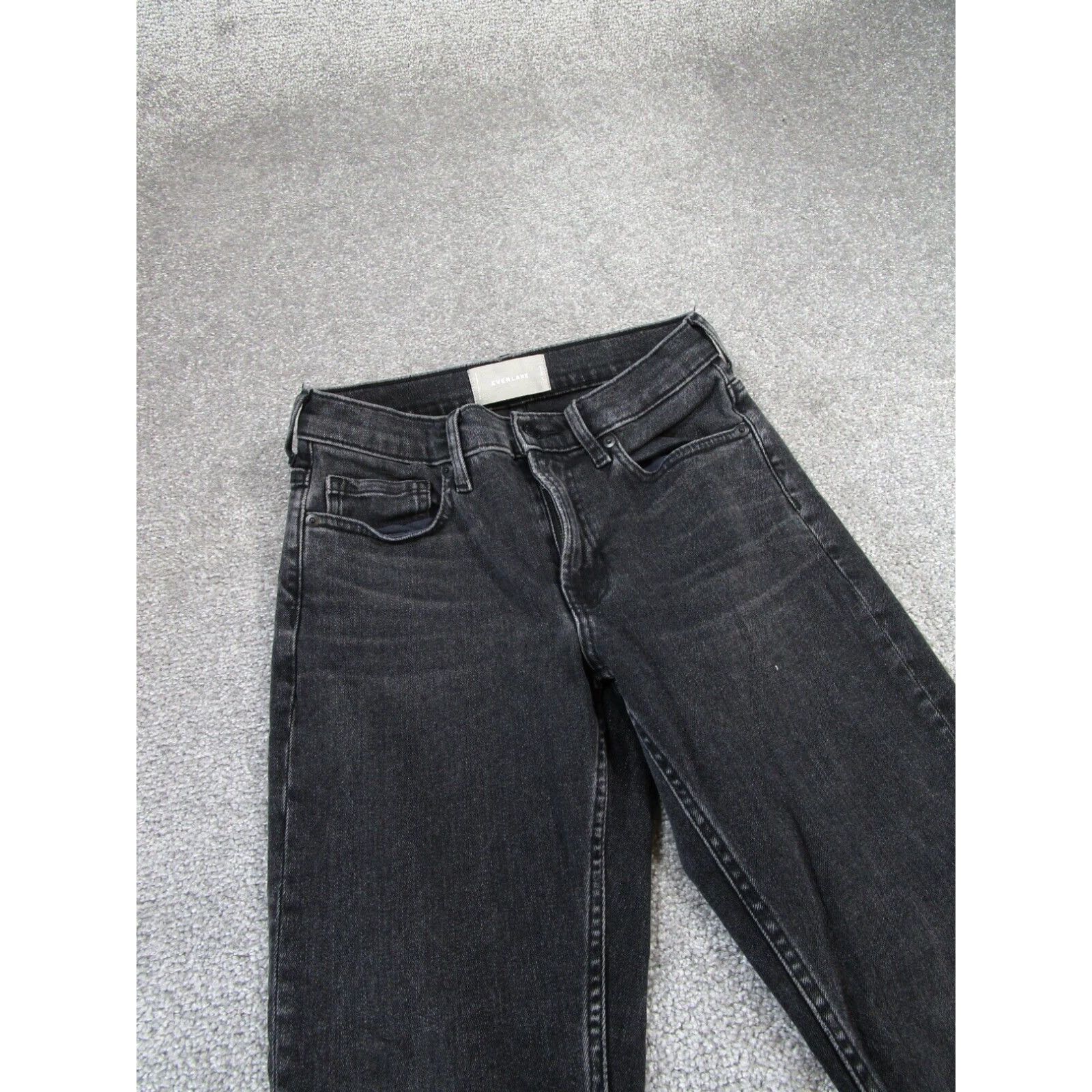 Everlane Everlane Womens Dark Gray Skinny Jeans Size 42" / US 20 - 2 Thumbnail