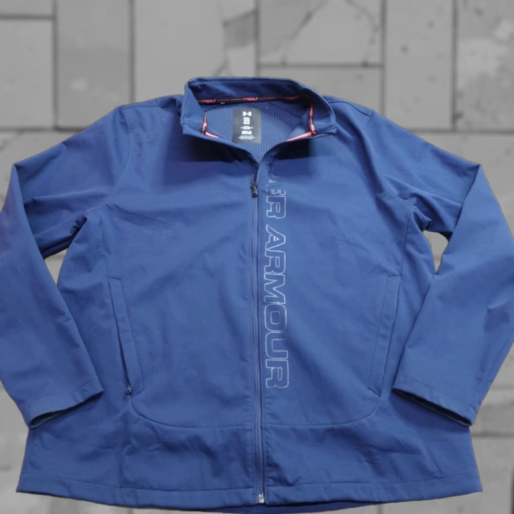 Under Armour Under Armour Jacket 2XL Blue Coldgear Infrared Full Zip Mens Size US XXL / EU 58 / 5 - 1 Thumbnail