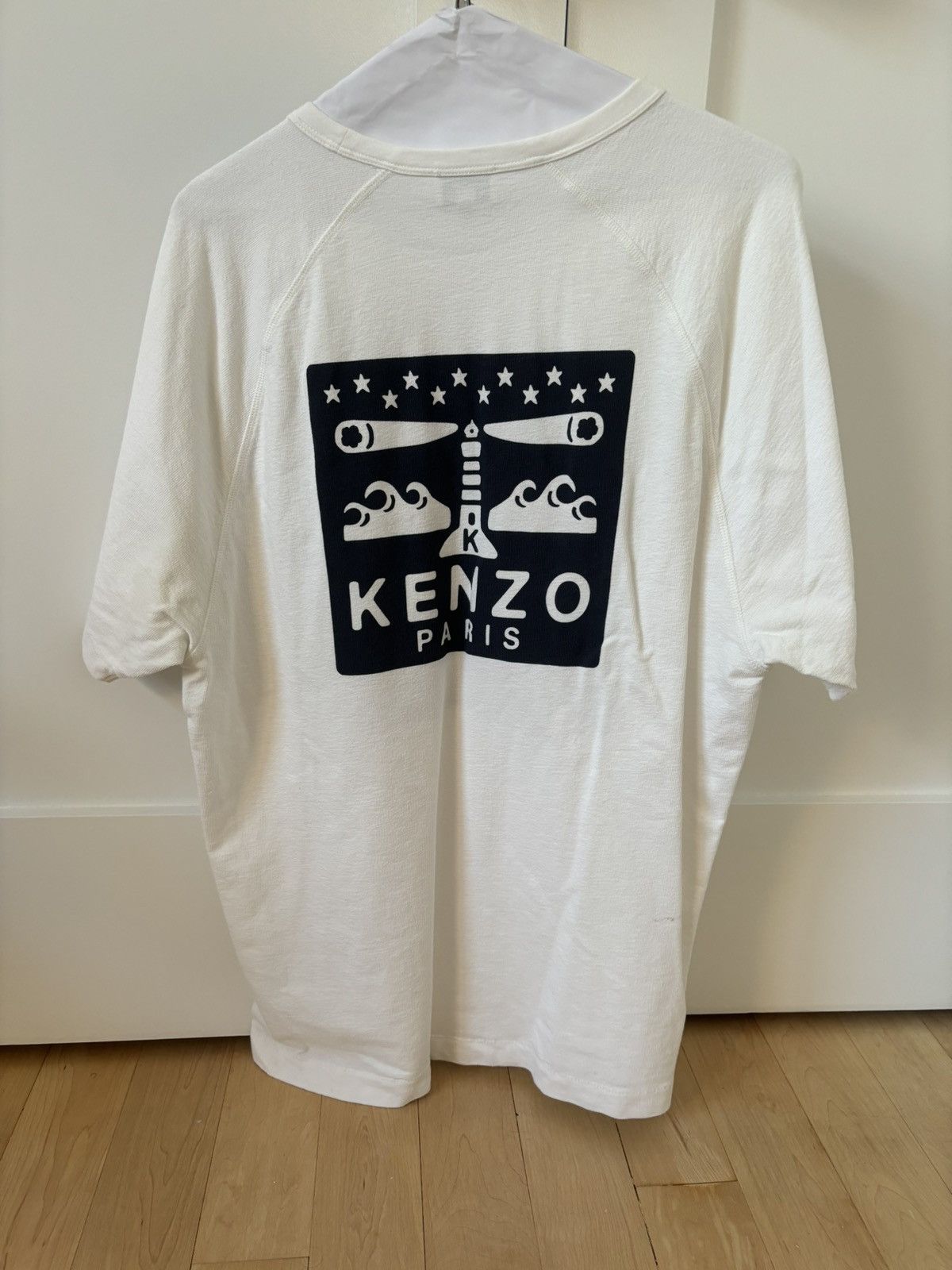 Kenzo White Kenzo Shirt Size US L / EU 52-54 / 3 - 2 Thumbnail