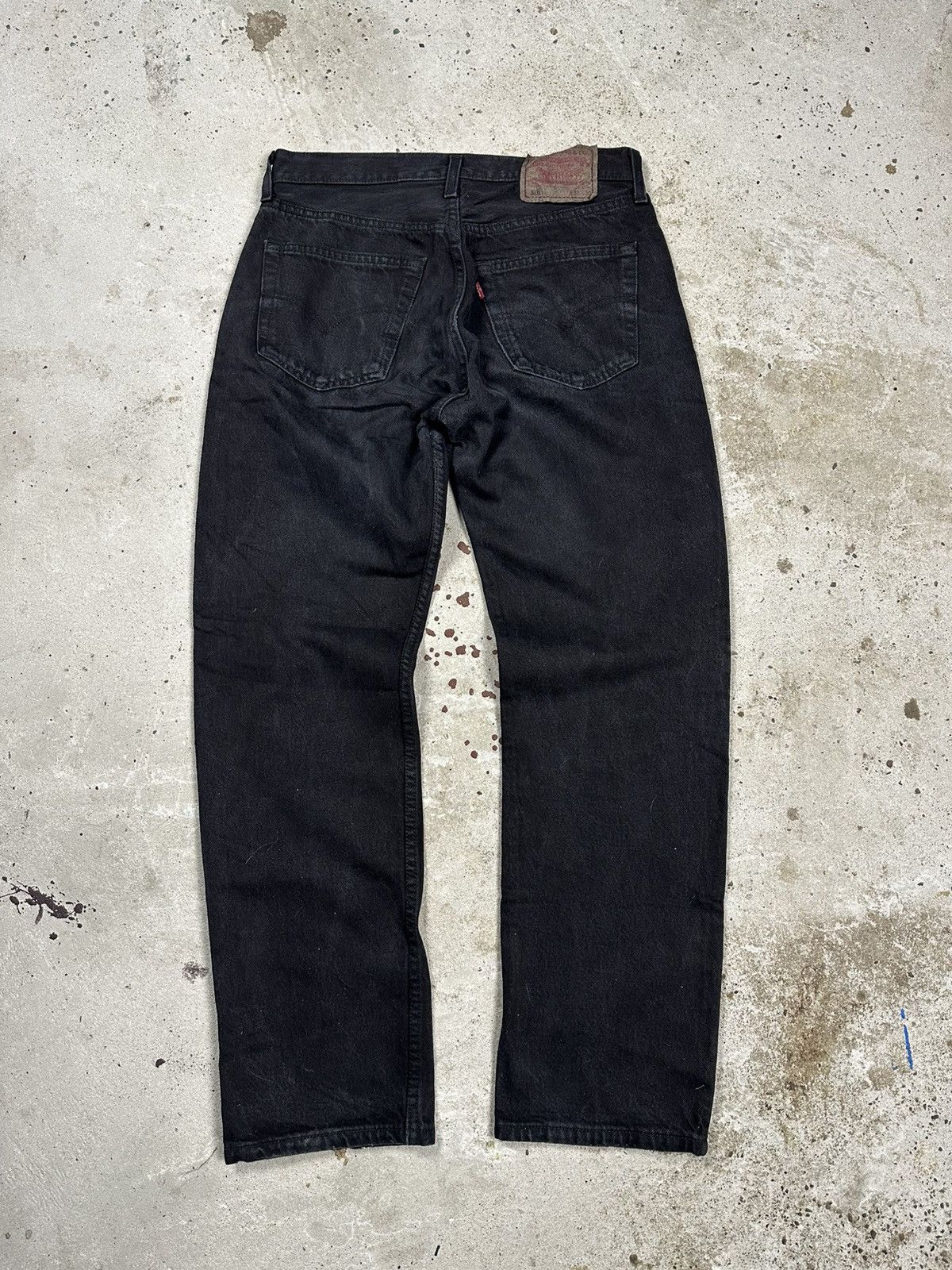 Levi's Vintage 1996 Levi’s 501 Black Denim Pants Jeans UK 90s Size US 30 / EU 46 - 1 Thumbnail