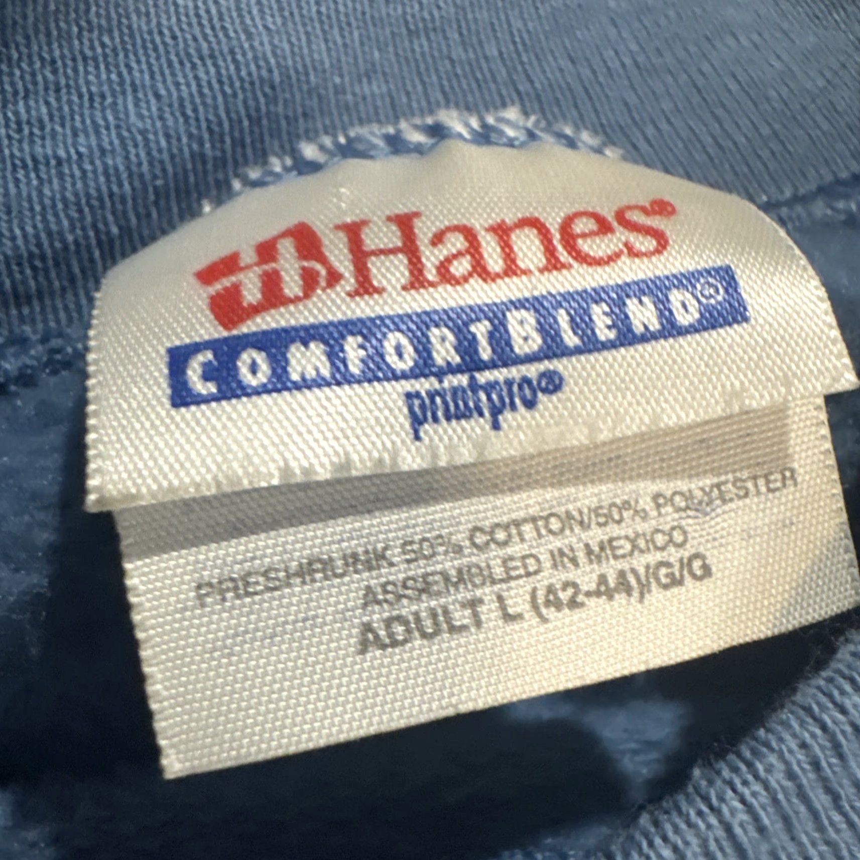 Hanes VINTAGE Y2K Classic Car Hotrod Automobile Blue Crewneck Sweatshirt Large Size US L / EU 52-54 / 3 - 4 Thumbnail