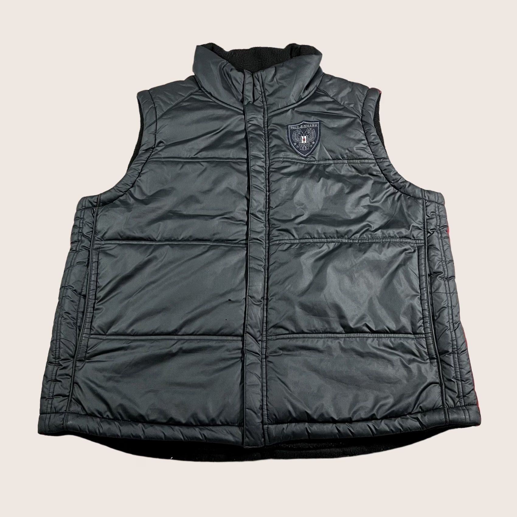 Paul & Shark VINTAGE Paul & Shark Yachting Vest Mens M Black Puffer Fleece Reversible Jacket Size US M / EU 48-50 / 2 - 1 Thumbnail