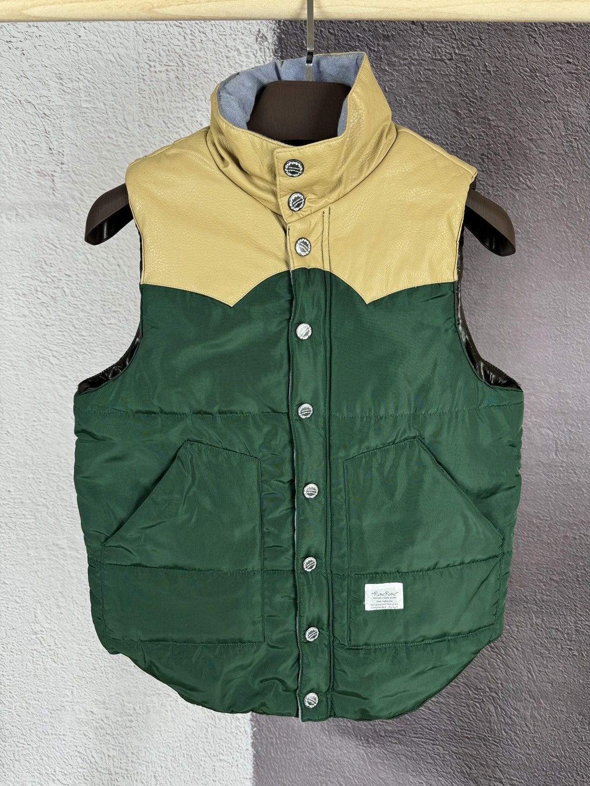 Other Pinc Ponc Japanese Clothing Nylon Faux Leather Vest Size US M / EU 48-50 / 2 - 2 Thumbnail