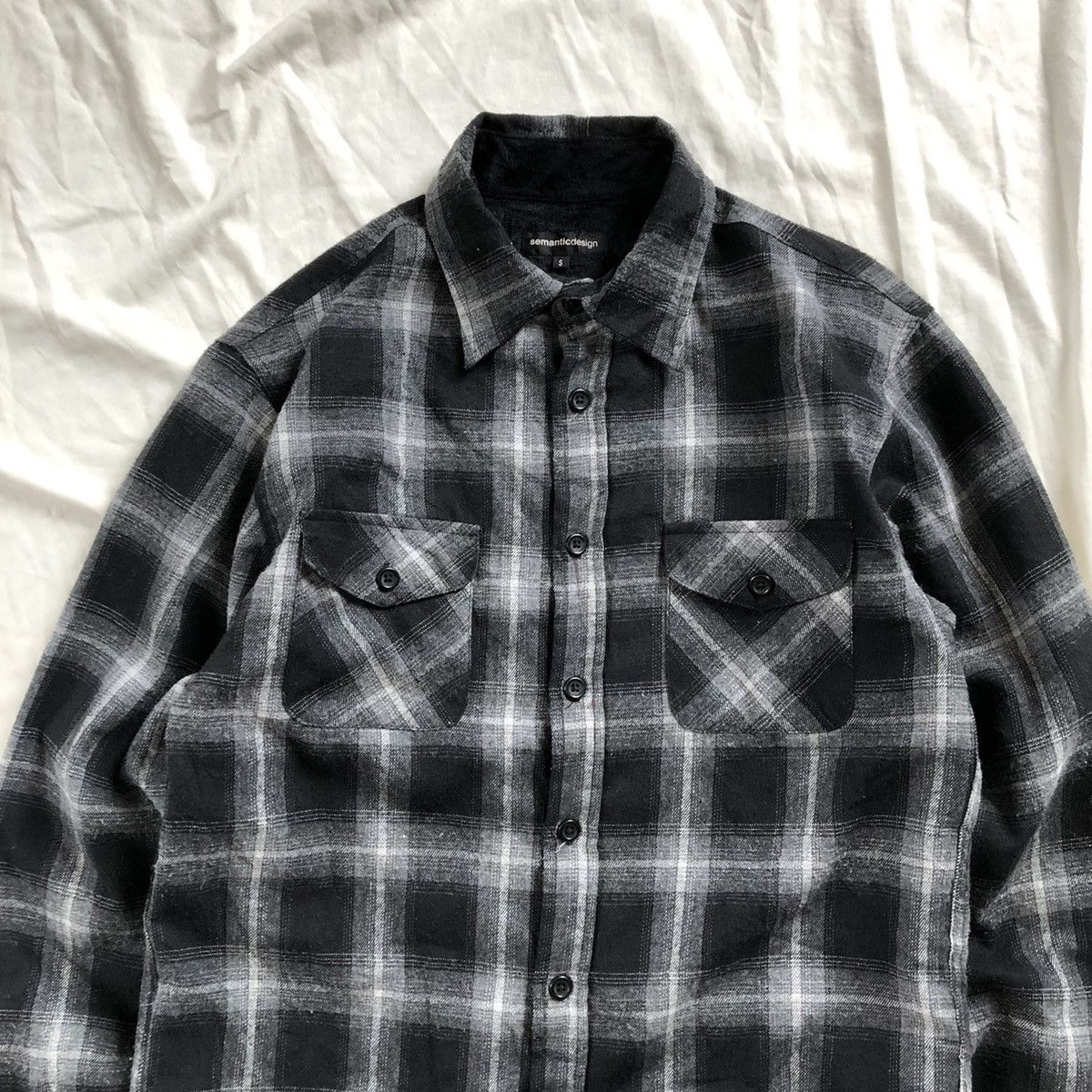 semanticdesign SEMANTIC DESIGN Flannel Check Shirt Size US S / EU 44-46 / 1 - 3 Thumbnail