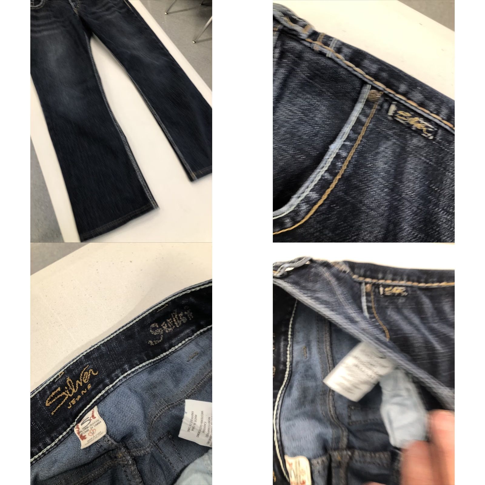 Silver Jeans Co. Silver Jeans - Distressed Denim 32x27.5 Size 24" / US 00 / IT 34 - 8 Thumbnail