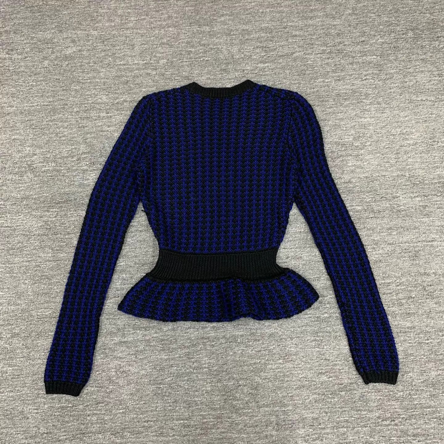Dior Dior Black Blue Wool Sweater 38 95 New Size S / US 4 / IT 40 - 2 Thumbnail