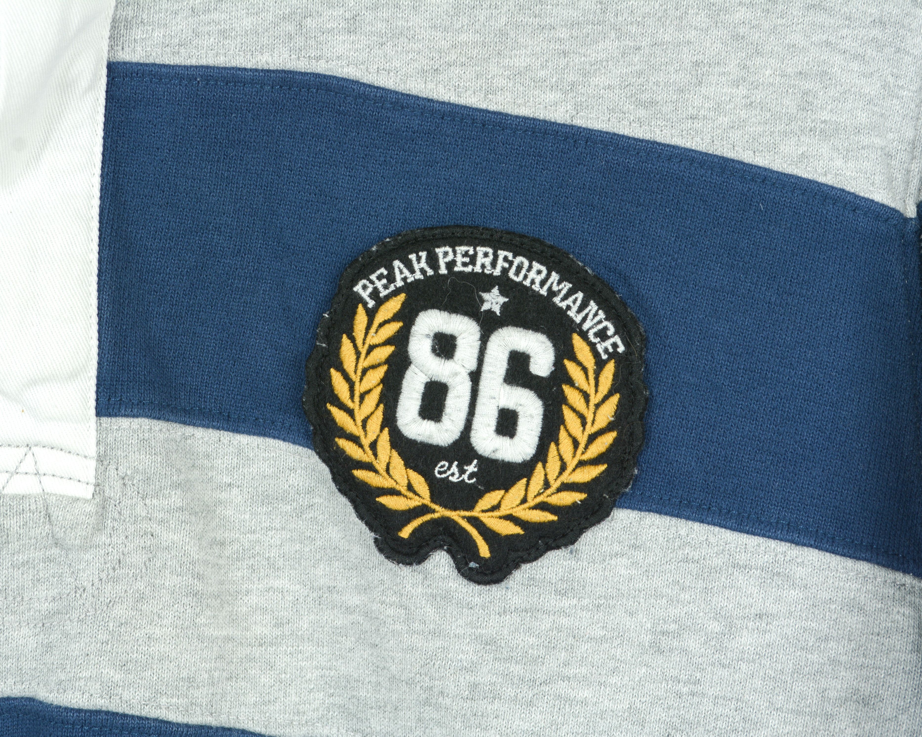 Peak Performance Elmer Rug L Polo Shirt Cotton Striped Long Sleeved Top Size US L / EU 52-54 / 3 - 3 Thumbnail