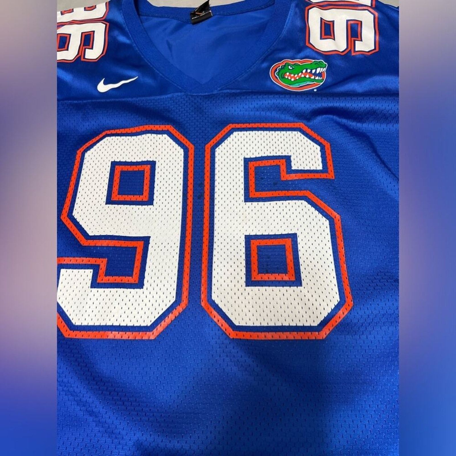 Nike Vintage Nike 90s Florida Gators NCAA Made In USA #96 Jersey Size US XL / EU 56 / 4 - 3 Thumbnail