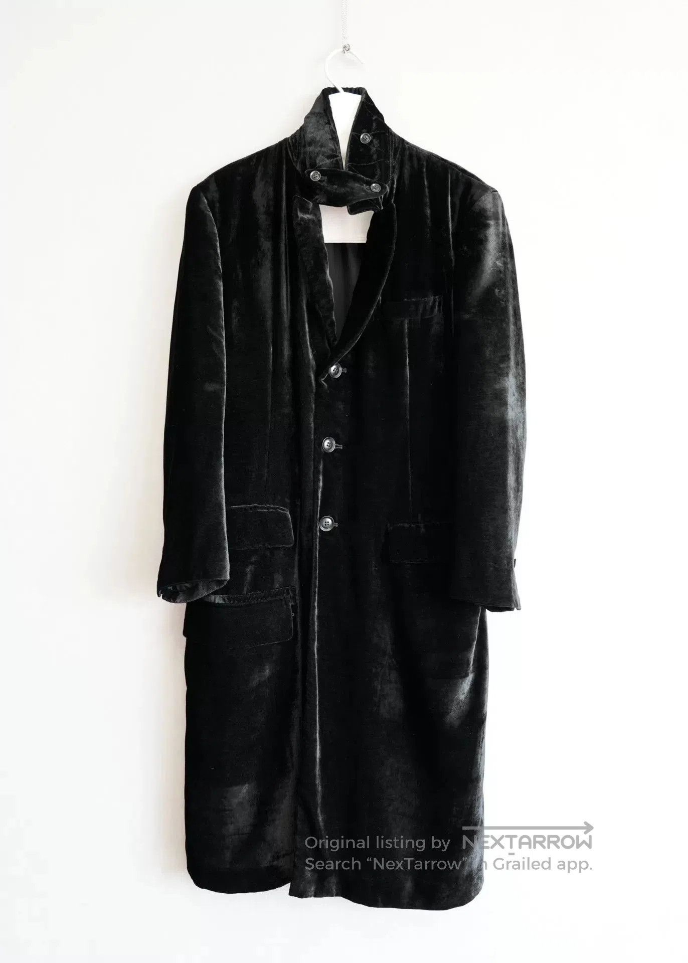 Yohji Yamamoto yohji yamamoto black velvet dr.jkt coat. Size US L / EU 52-54 / 3 - 2 Thumbnail