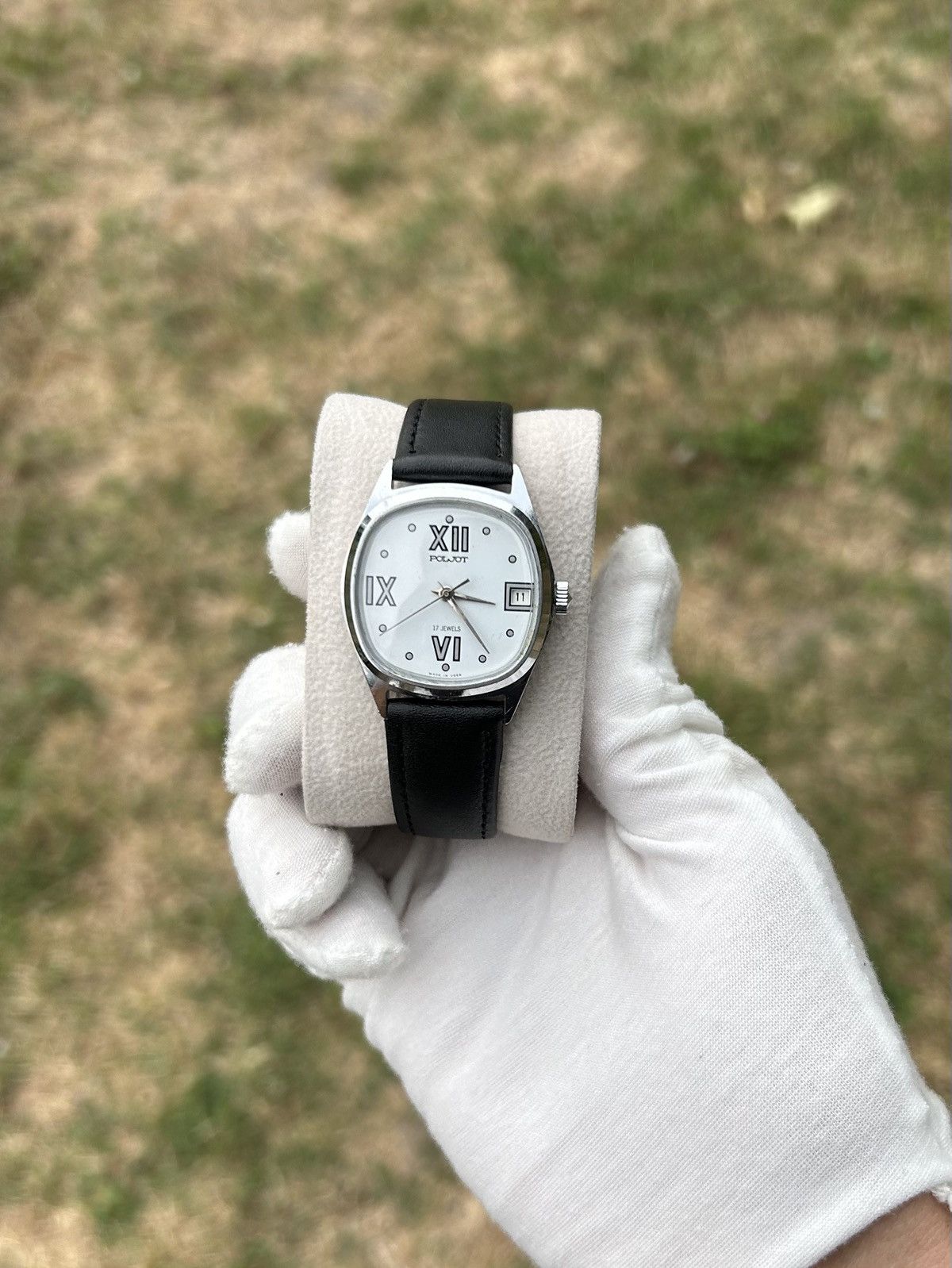Vintage Vintage Watch Poljot Small USSR Soviet Mechanical 1980s Size ONE SIZE - 9 Thumbnail