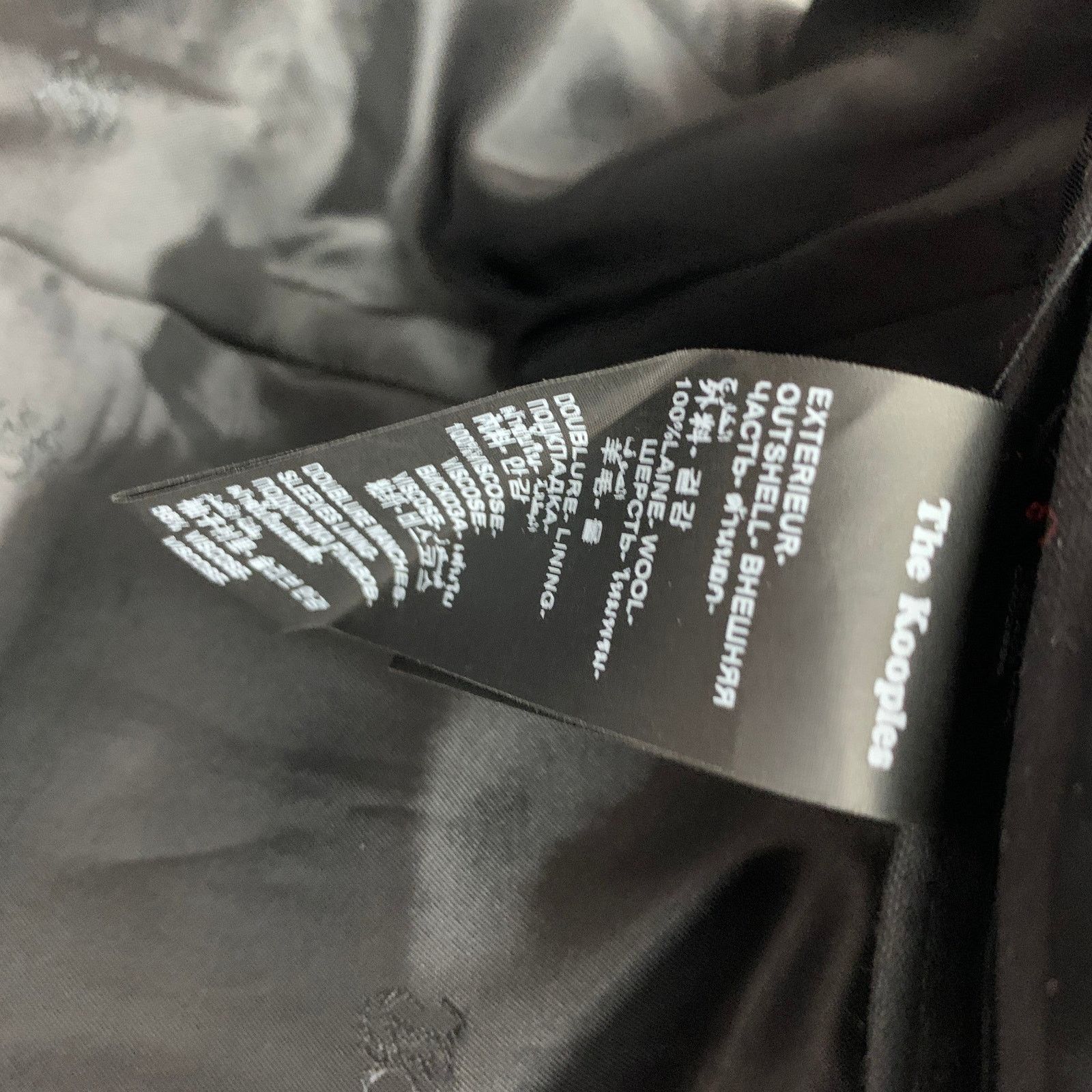 The Kooples THE KOOPLES Size 36 Black Wool Tuxedo Sport Coat Size 36R - 7 Thumbnail