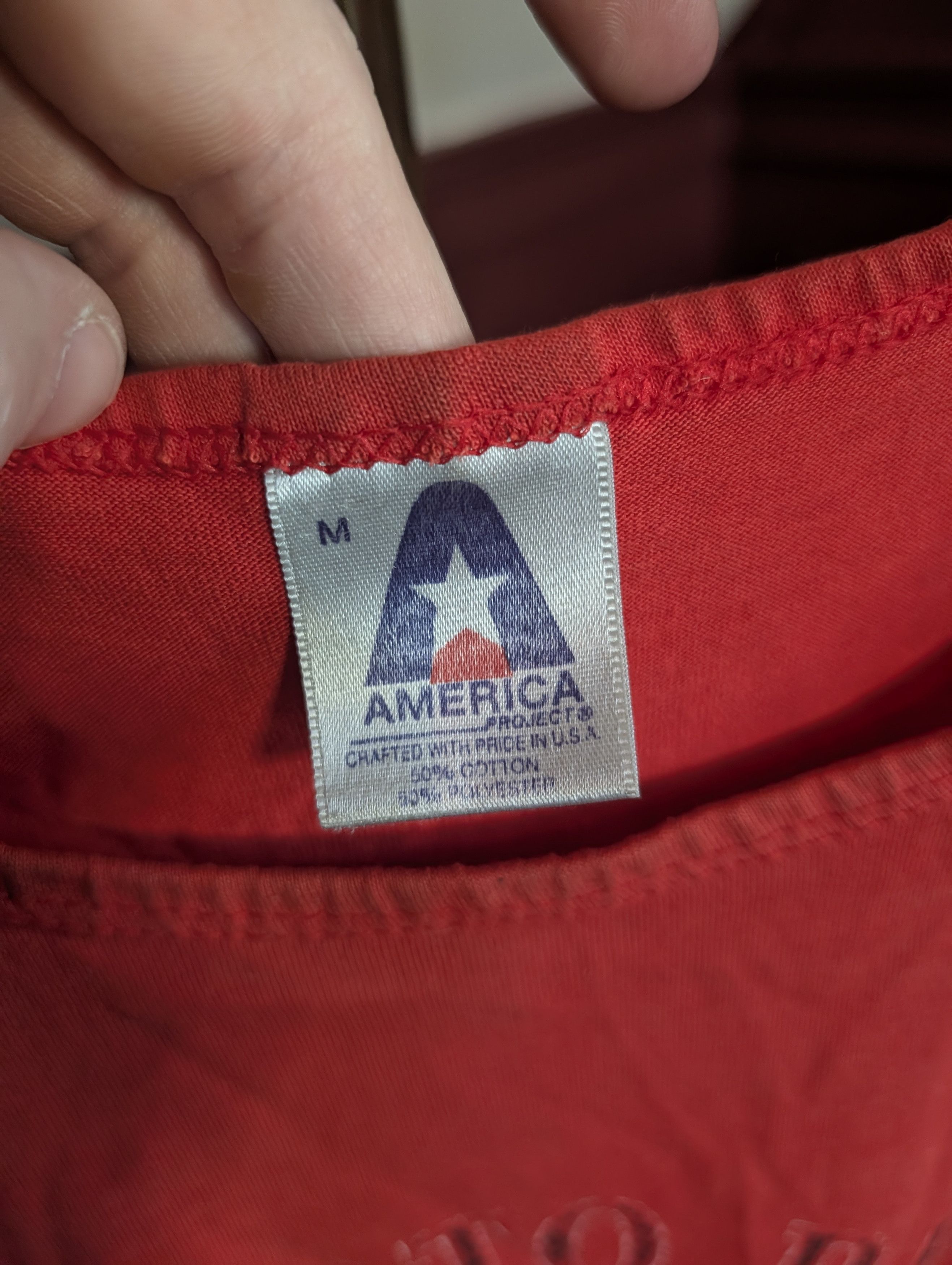 Vintage 90s single stitch MiUSA red Puerto Rico graphic tank top Size US M / EU 48-50 / 2 - 7 Thumbnail
