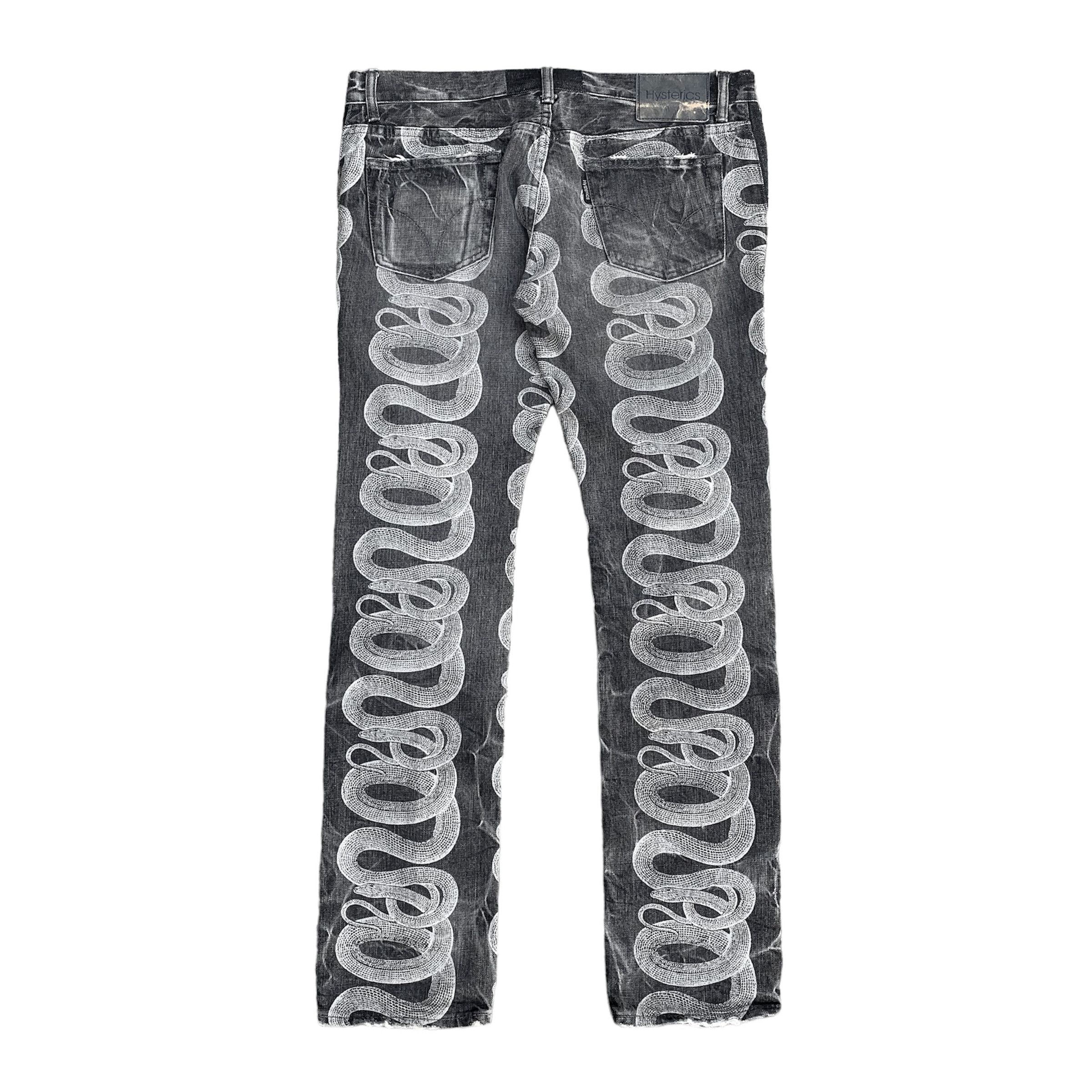 Hysteric Glamour OG Snake print studded jeans Size US 32 / EU 48 - 7 Thumbnail