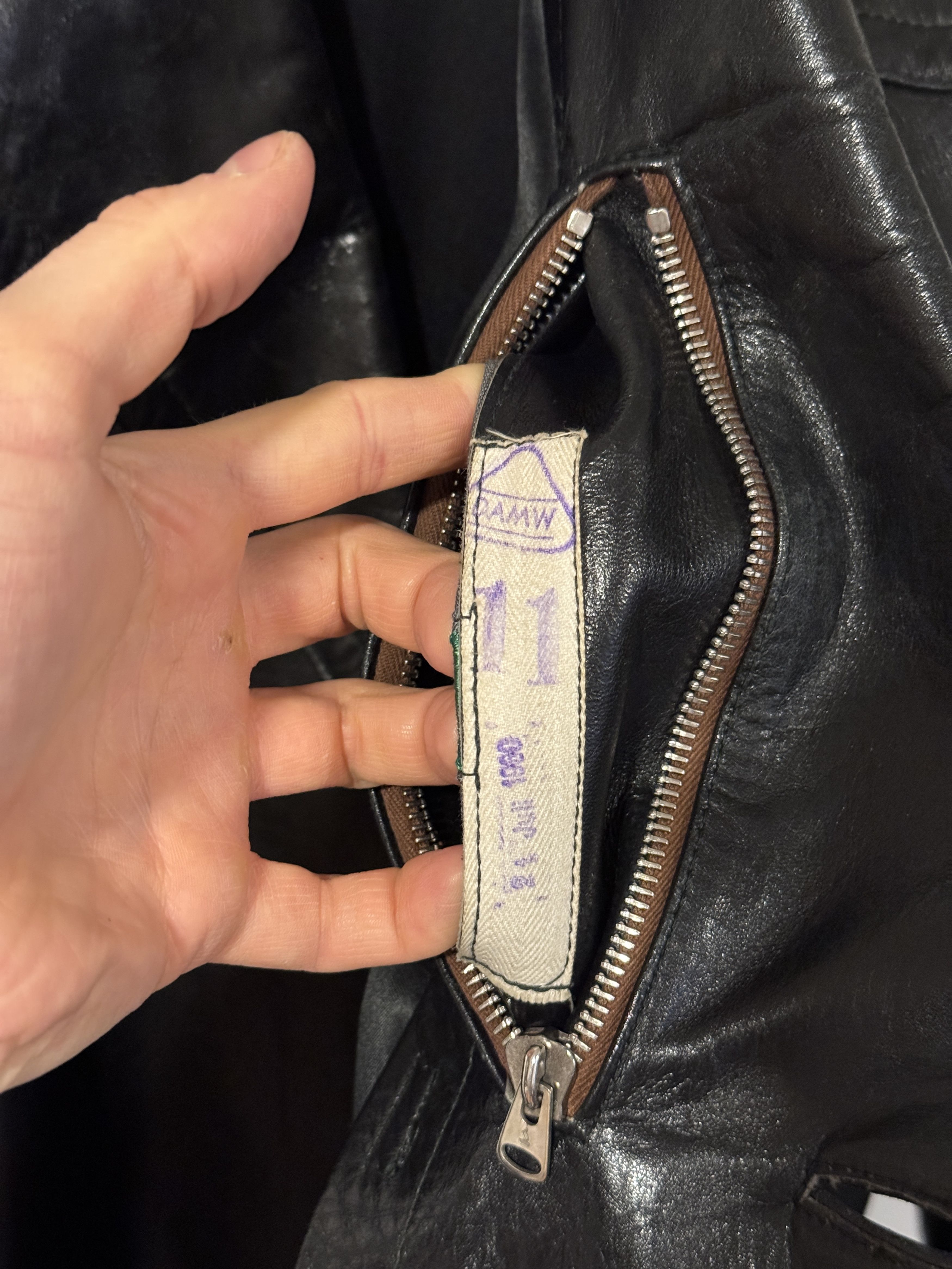 Vintage Leather trench coat vintage archive 80s tailored L Size US L / EU 52-54 / 3 - 13 Thumbnail