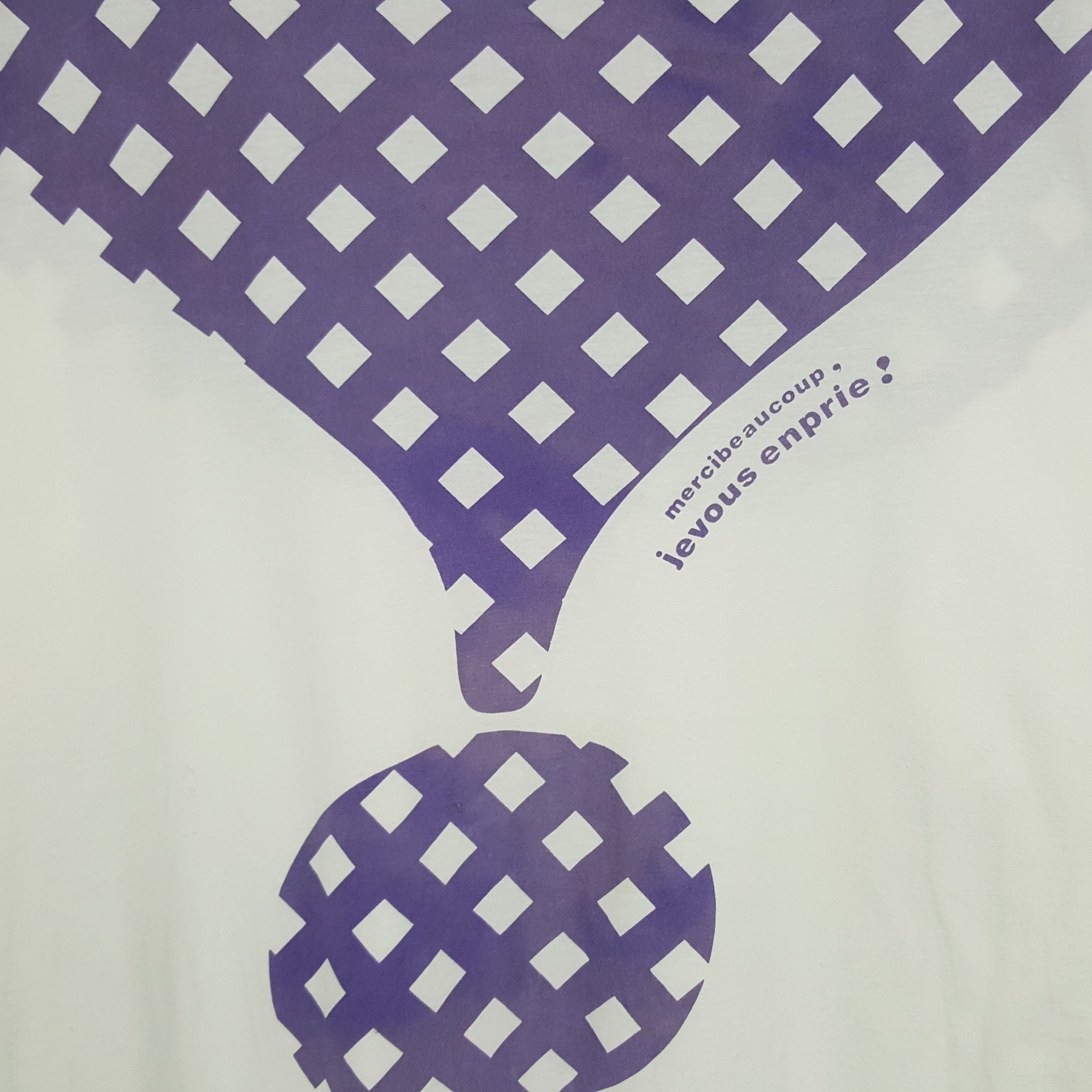 Issey Miyake × Vintage × mercibeaucoup Vintage Mercibeaucoup Jevous Enprie Issey Miyake Tshirt Size XXL / US 16-18 / IT 52-54 - 3 Thumbnail