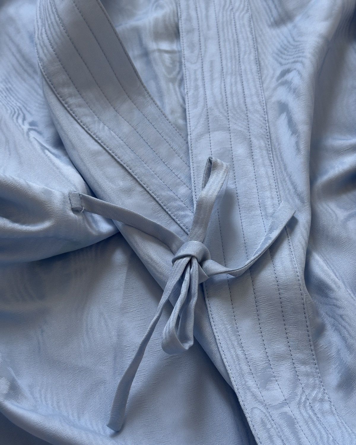 Maison Margiela Madison Margiela Baby Blue Kimono Style Shirt Size US M / EU 48-50 / 2 - 7 Thumbnail