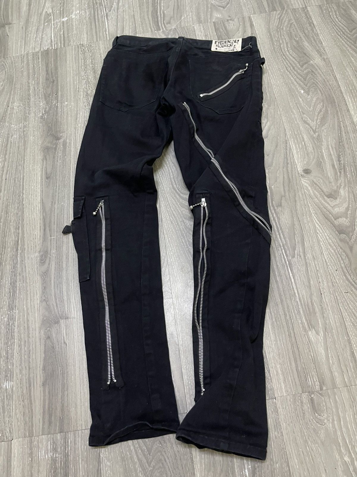 If Six Was Nine Jepanes Brand Chaos London Punk Bondage Pants Size US 28 / EU 44 - 11 Thumbnail