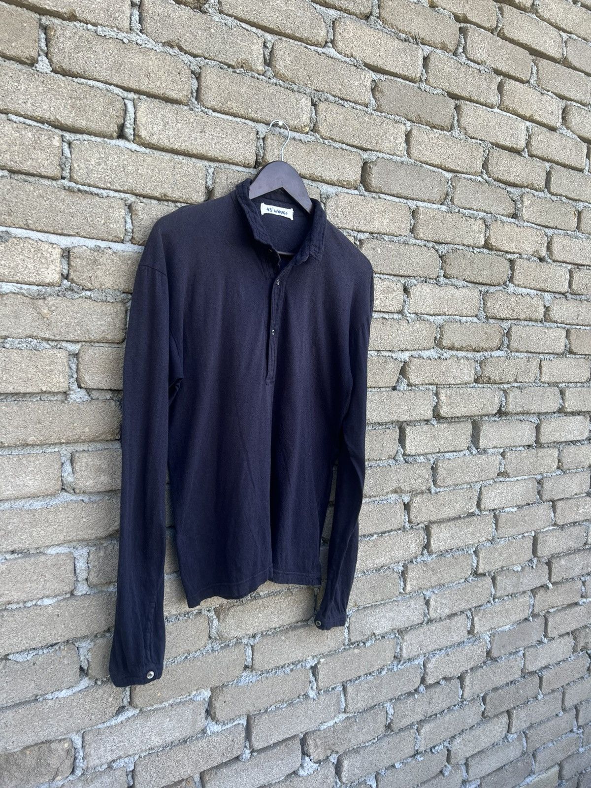 45rpm 45rpm Ai Indigo T-Shirts Longsleeve Collar Size US S / EU 44-46 / 1 - 3 Thumbnail