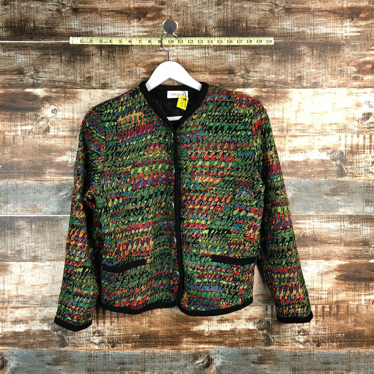Japanese Brand Le marais Green Cardigan Knitwear #A2357 Size S / US 4 / IT 40 - 1 Thumbnail