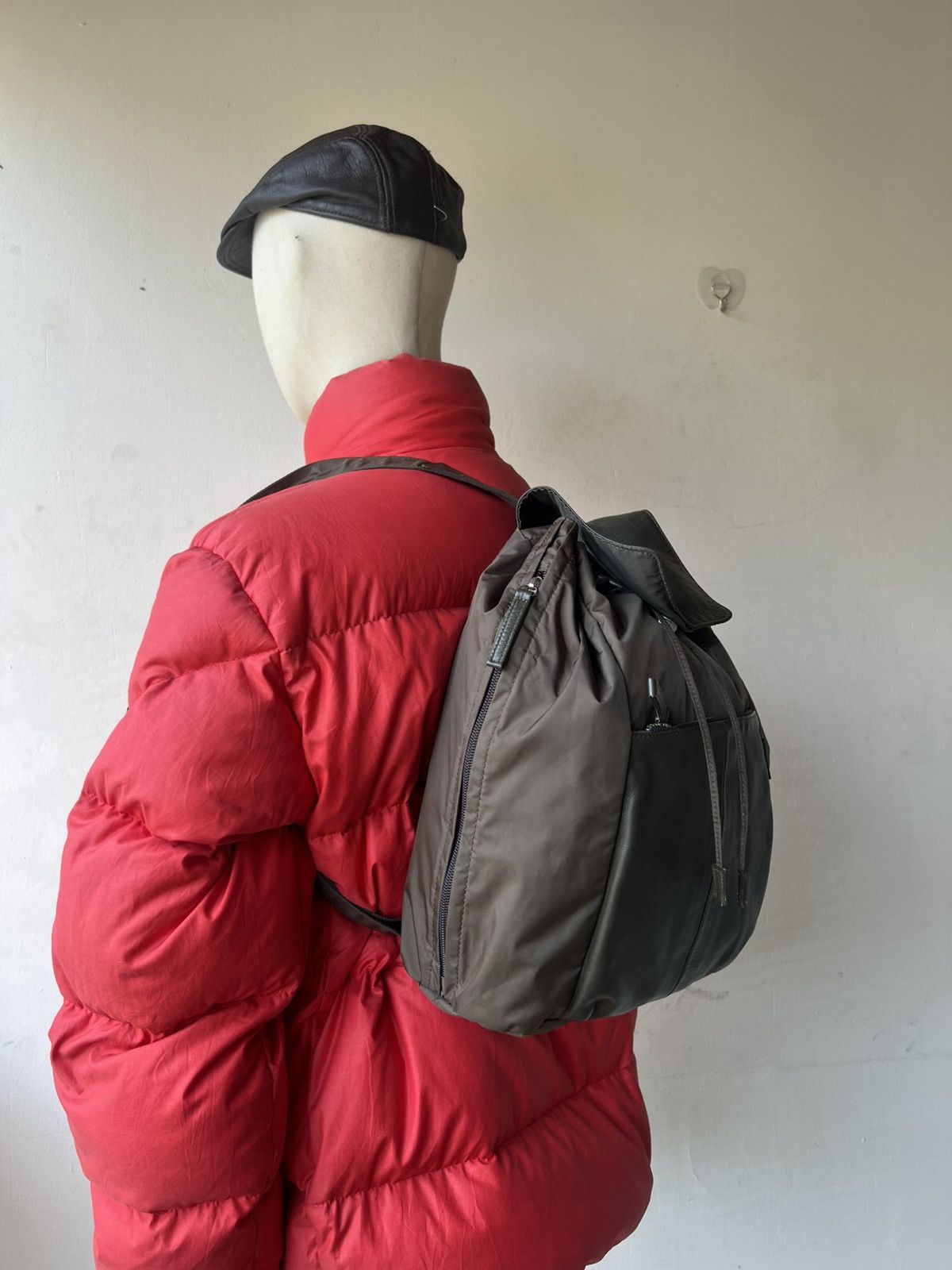 Yohji Yamamoto 2000s Yohji Yamamoto Y’saccs Military Style Rucksack Bag Size ONE SIZE - 4 Thumbnail