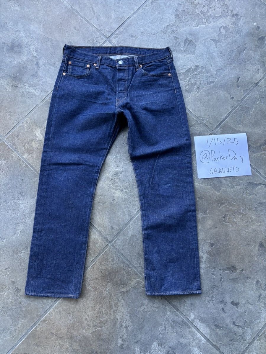 Levi's × Vintage Levi’s 501 Raw Denim Shrink-to-Fit Jeans Size US 36 / EU 52 - 1 Thumbnail