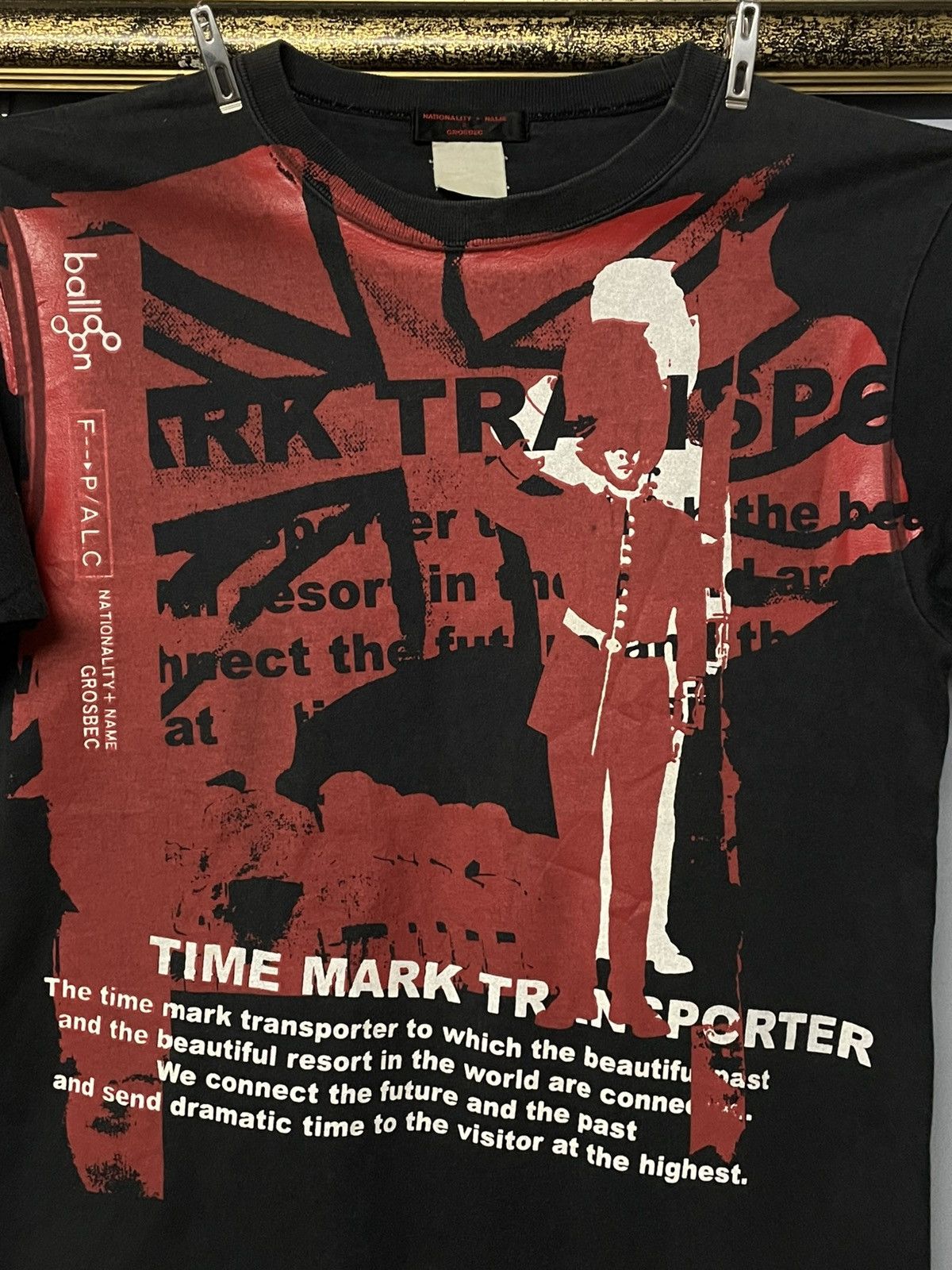 Japanese Brand Vintage 90s Japan NationalityName Grosgec Patriotic Punk Tee Size US S / EU 44-46 / 1 - 3 Thumbnail