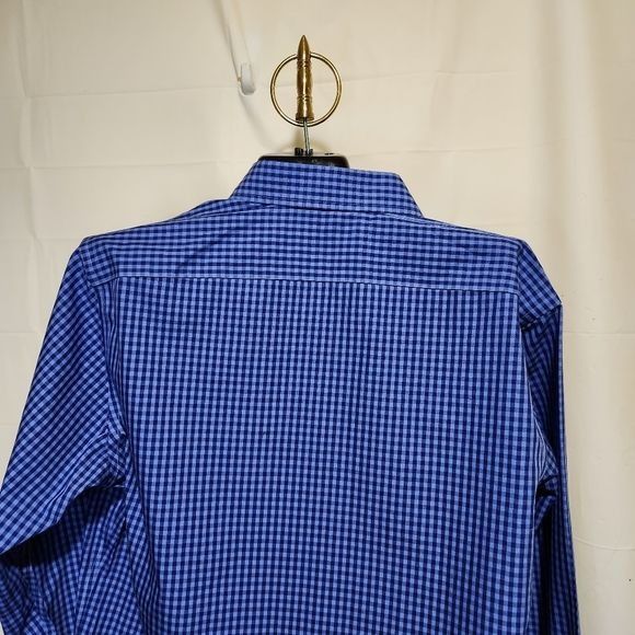 Banana Republic Banana Republic Non-Iron Slim Fit Long Sleeve Plaid Men's Sh Size US M / EU 48-50 / 2 - 2 Thumbnail
