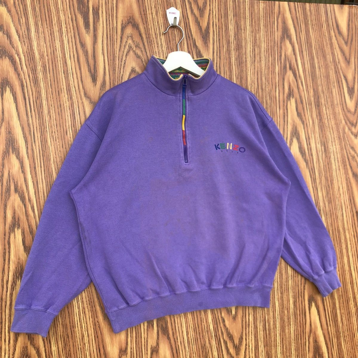Kenzo Vintage Kenzo Golf Half Zipper Sweatshirt Pullover Size US M / EU 48-50 / 2 - 2 Thumbnail